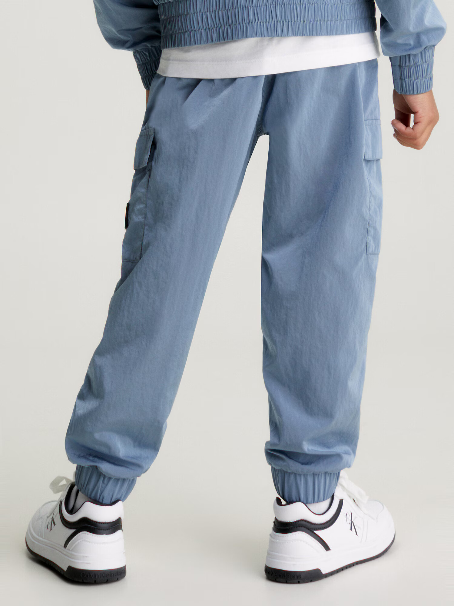 Calvin Klein Jeans Pantaloni albastru porumbel - Pled.ro