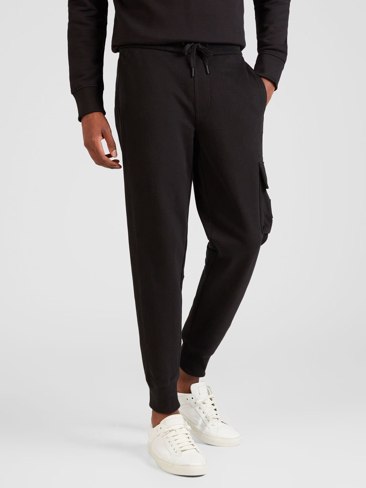 Calvin Klein Jeans Pantaloni gri / negru / alb - Pled.ro