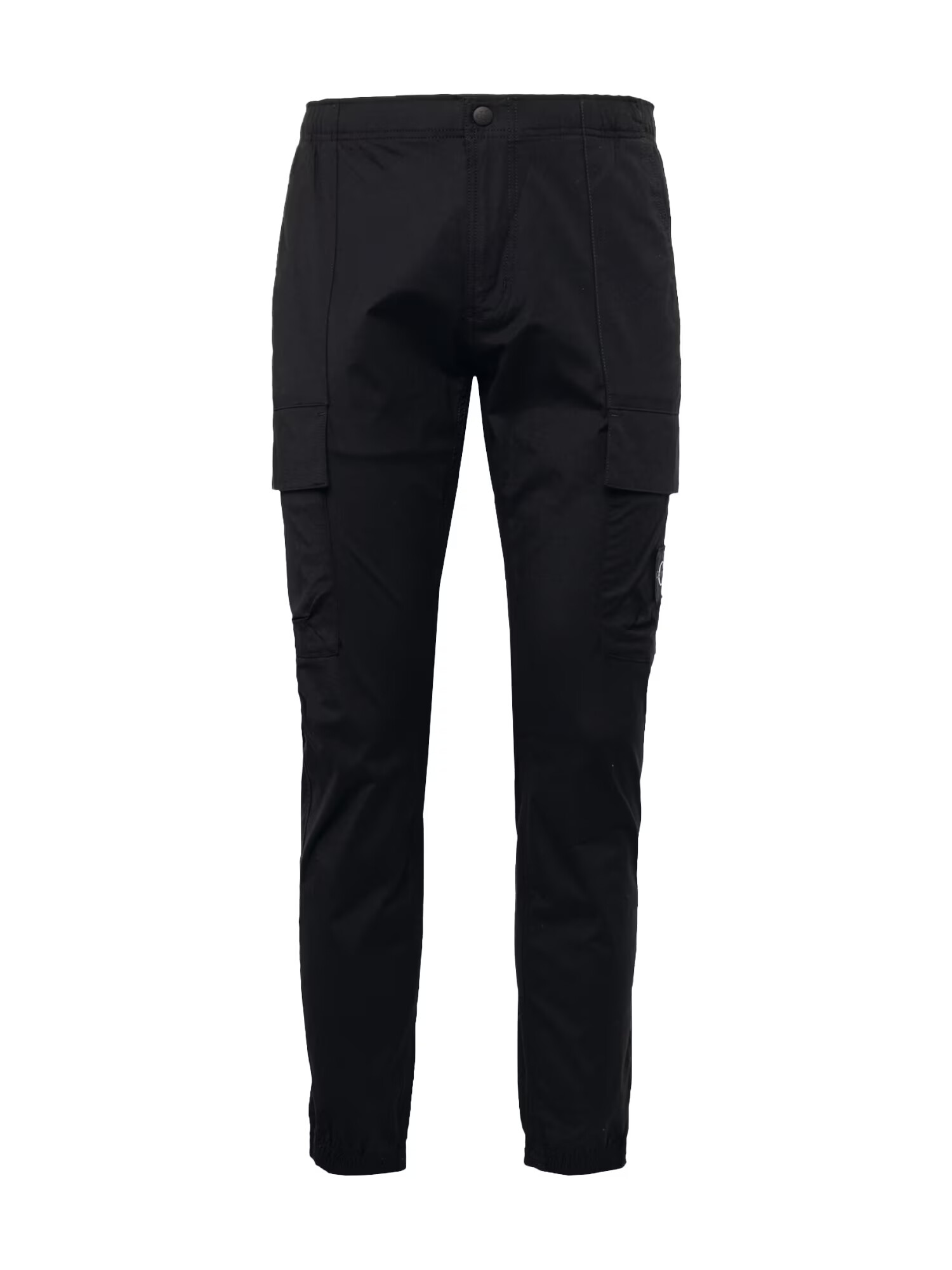 Calvin Klein Jeans Pantaloni cu buzunare negru / alb - Pled.ro