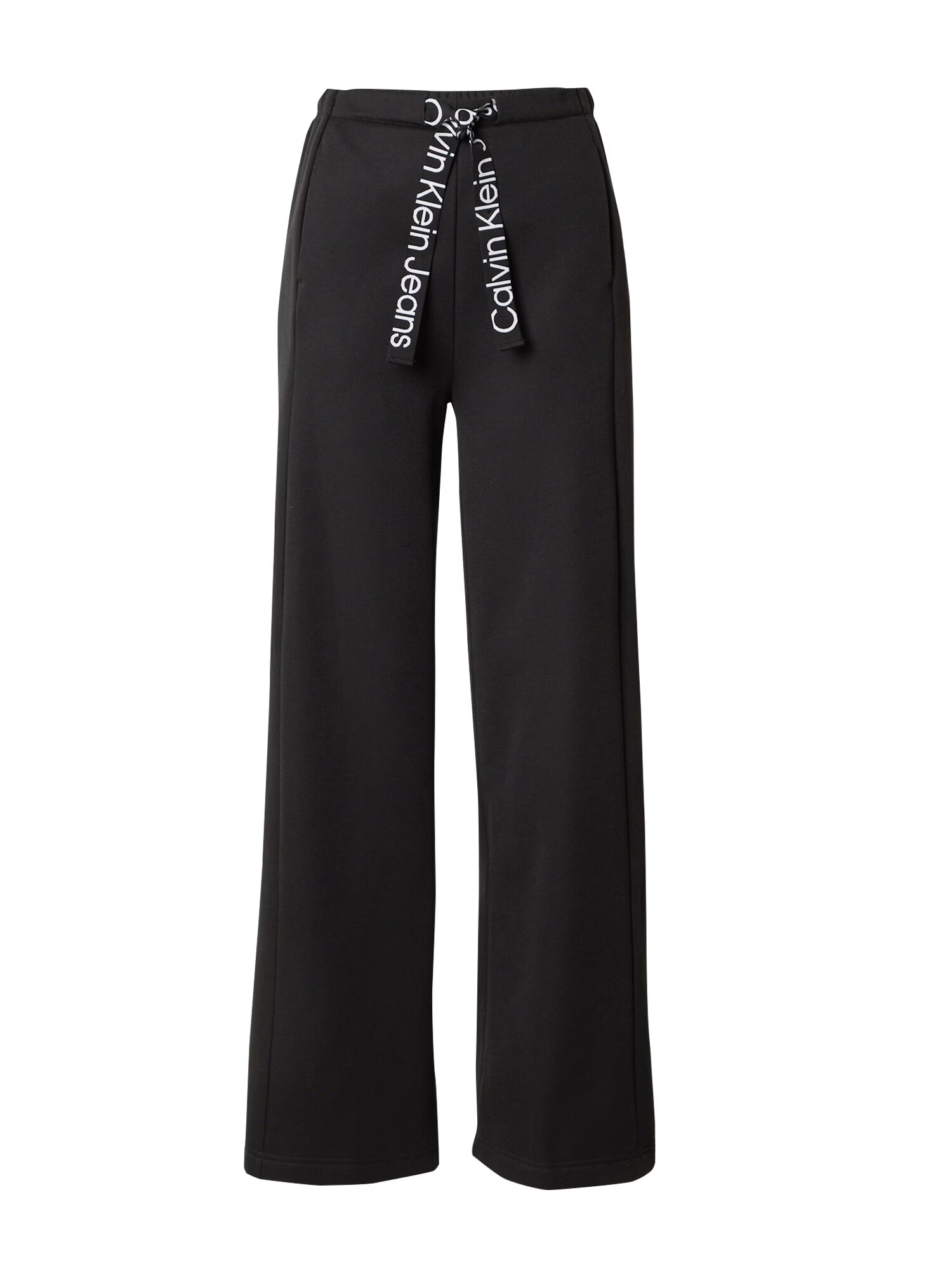 Calvin Klein Jeans Pantaloni negru / alb - Pled.ro