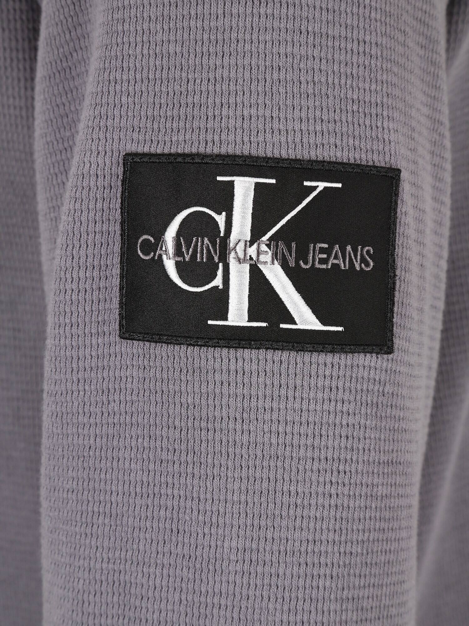 Calvin Klein Jeans Plus Tricou gri închis - Pled.ro