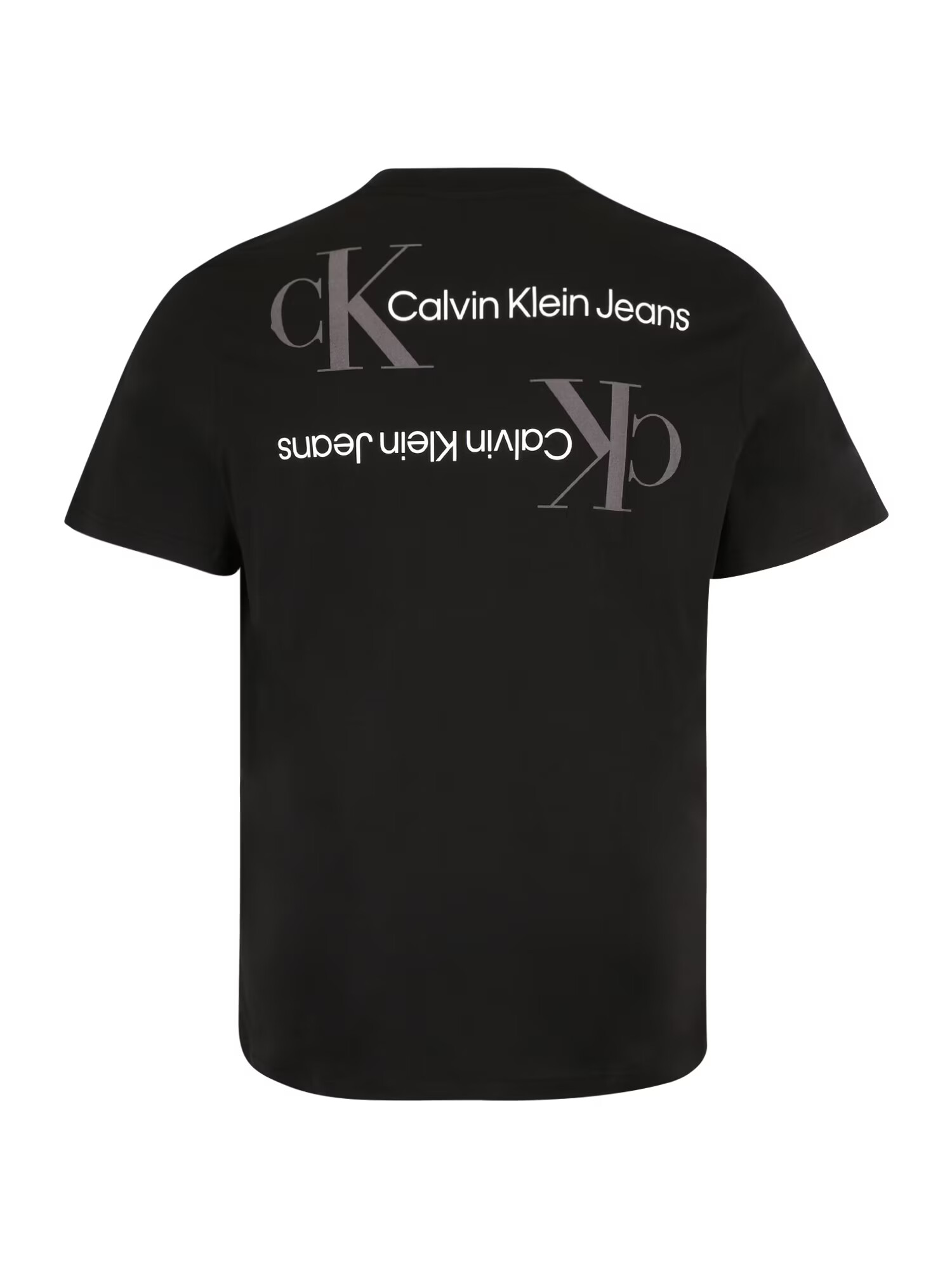 Calvin Klein Jeans Plus Tricou gri / negru / alb - Pled.ro