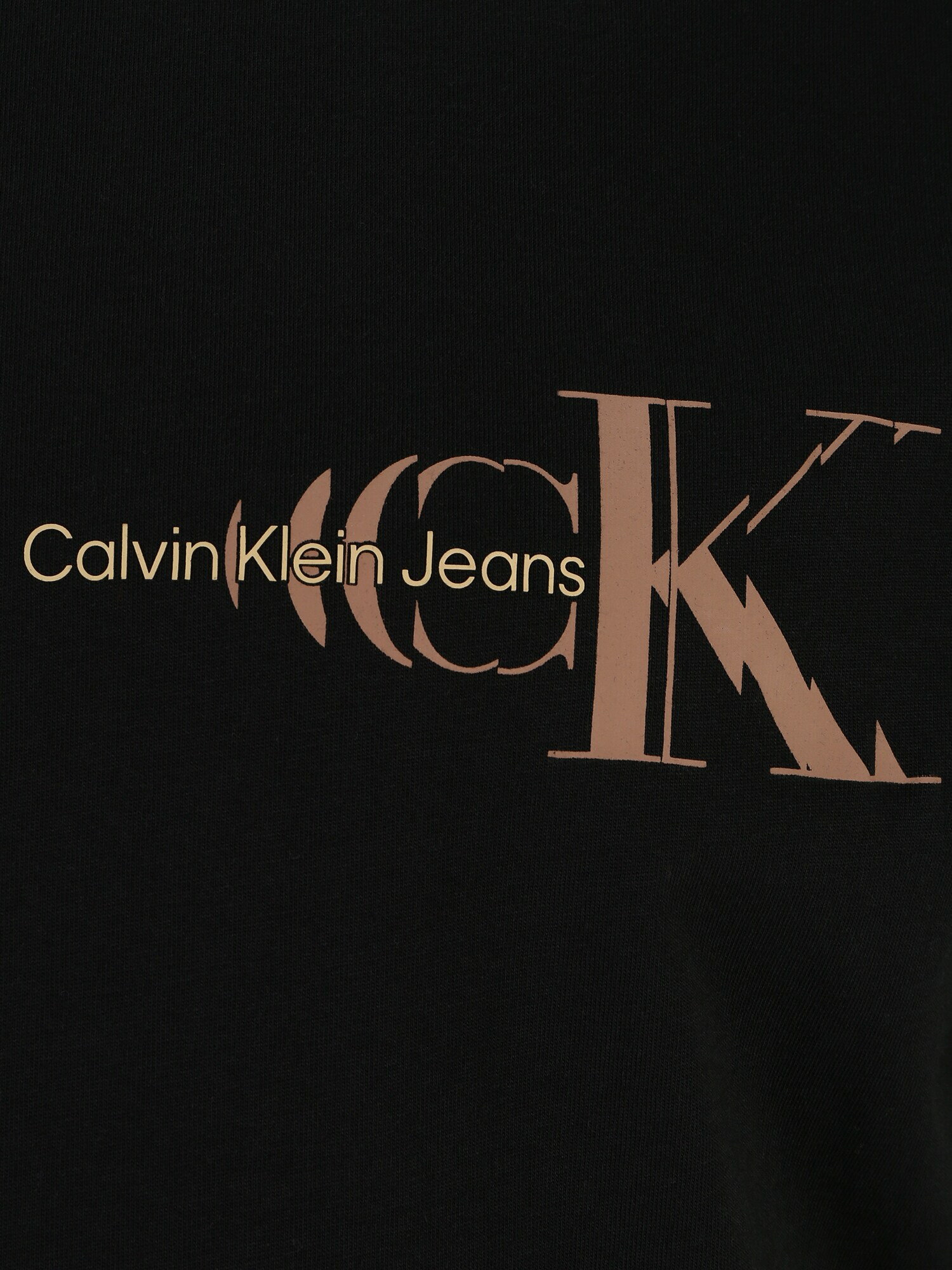 Calvin Klein Jeans Plus Tricou maro deschis / negru - Pled.ro