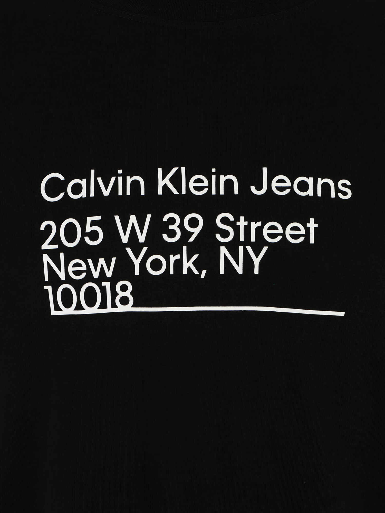 Calvin Klein Jeans Plus Tricou negru / alb - Pled.ro