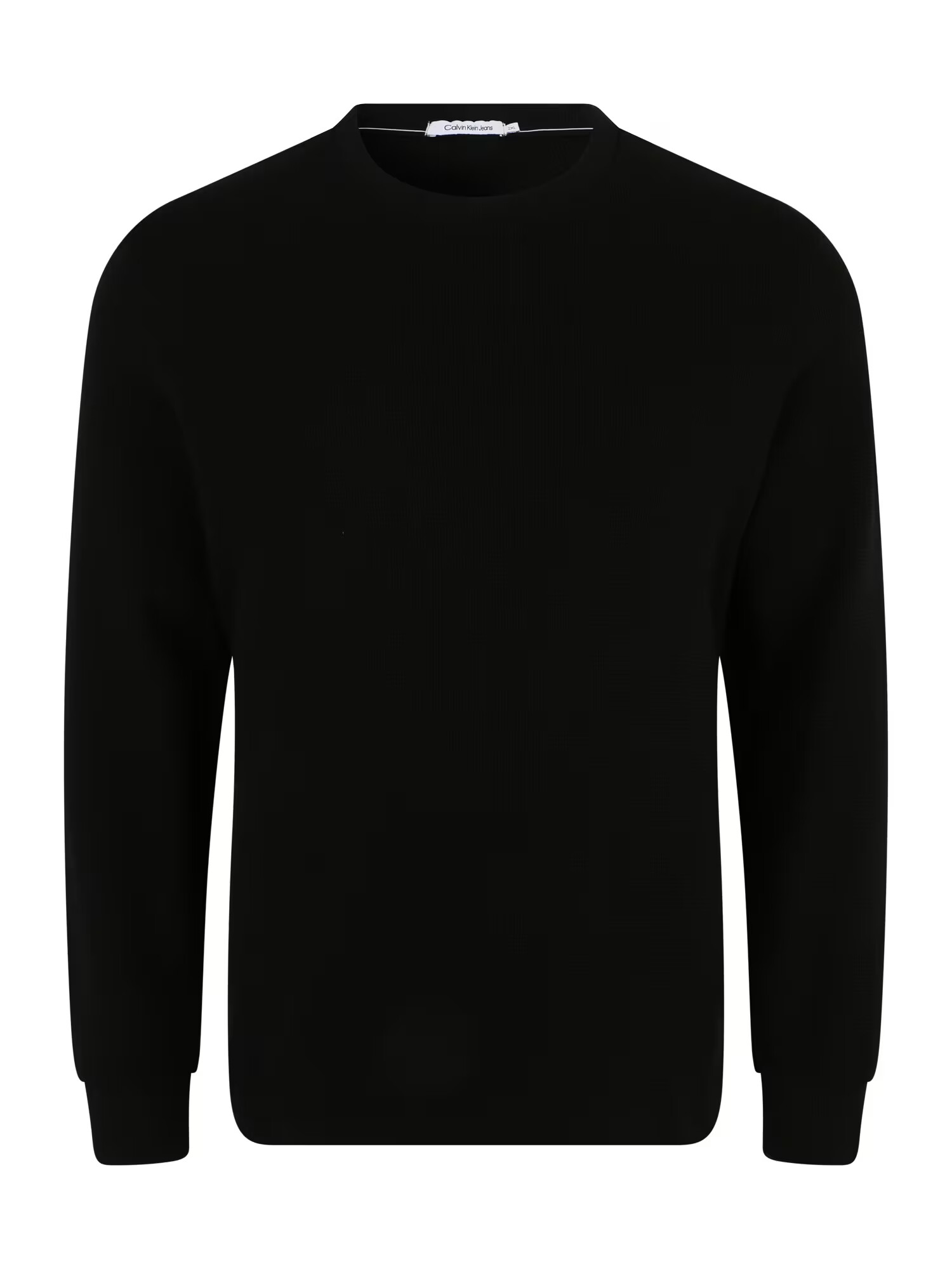 Calvin Klein Jeans Plus Tricou negru / alb - Pled.ro