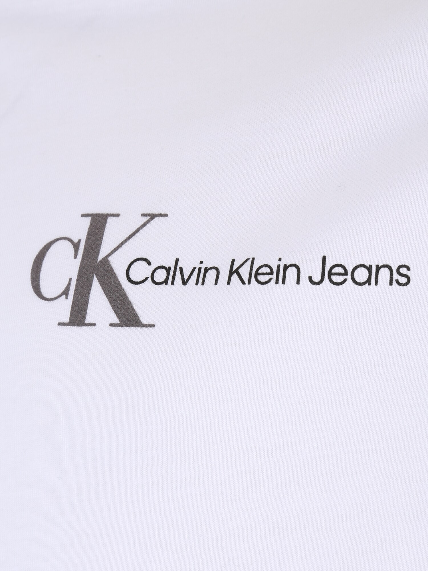 Calvin Klein Jeans Plus Tricou negru / alb - Pled.ro