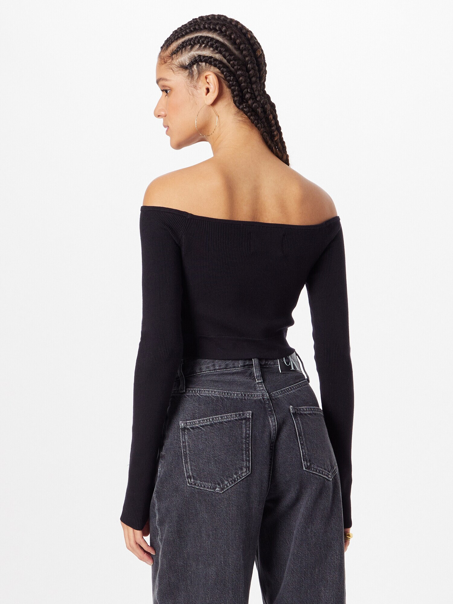 Calvin Klein Jeans Pulover 'BARDOT' negru - Pled.ro