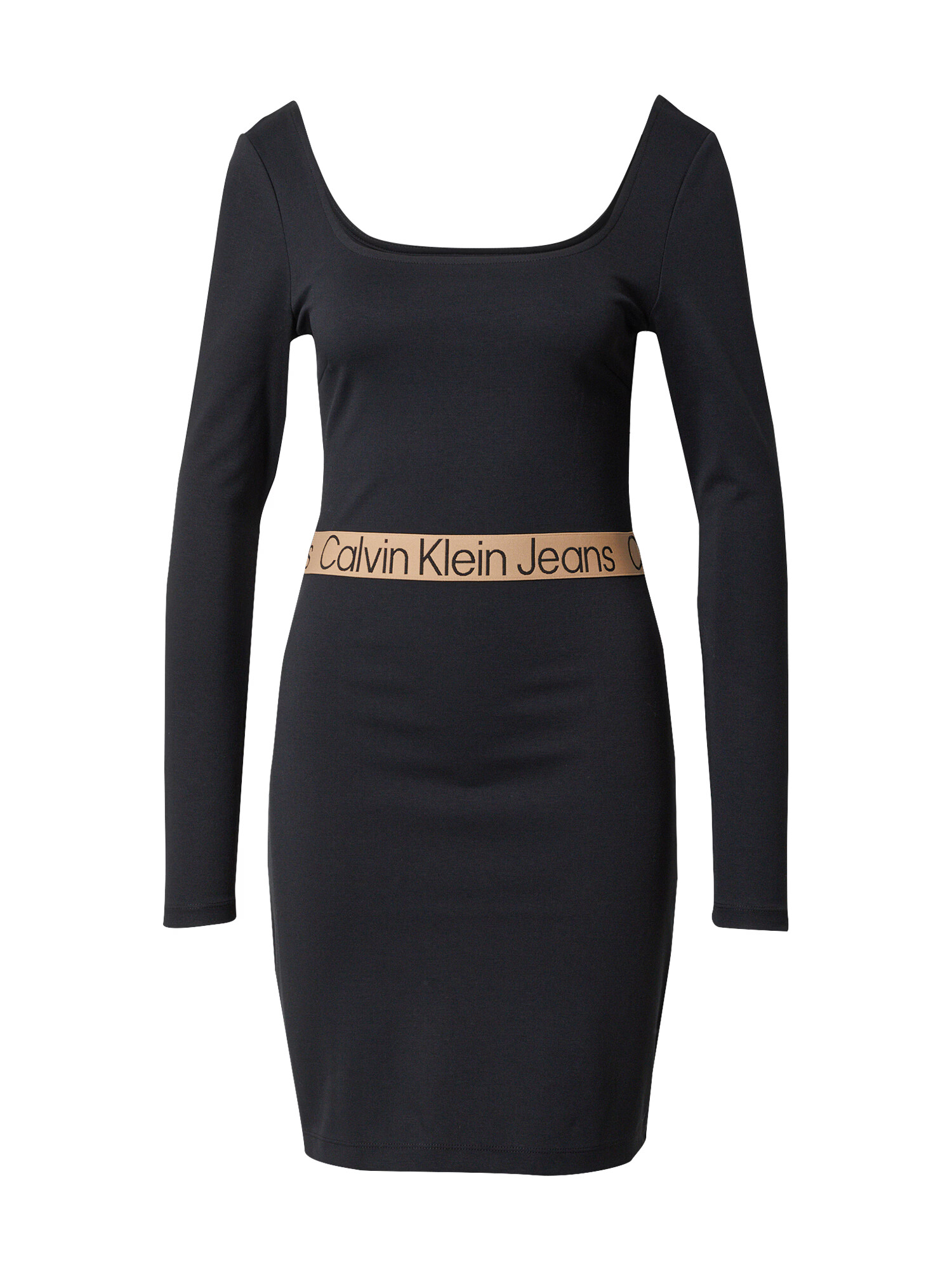 Calvin Klein Jeans Rochie nisipiu / negru - Pled.ro