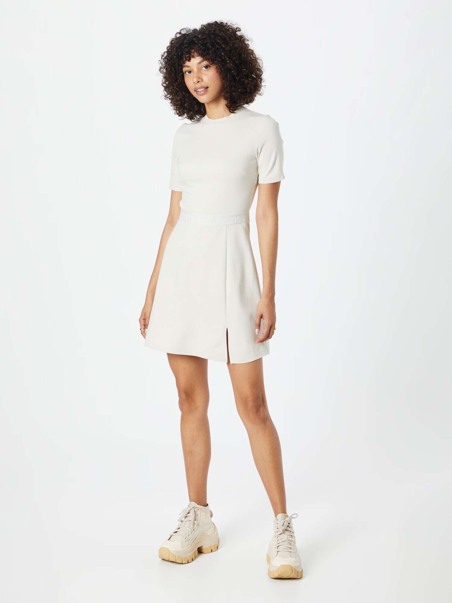 Calvin Klein Jeans Rochie 'MILANO' crem - Pled.ro