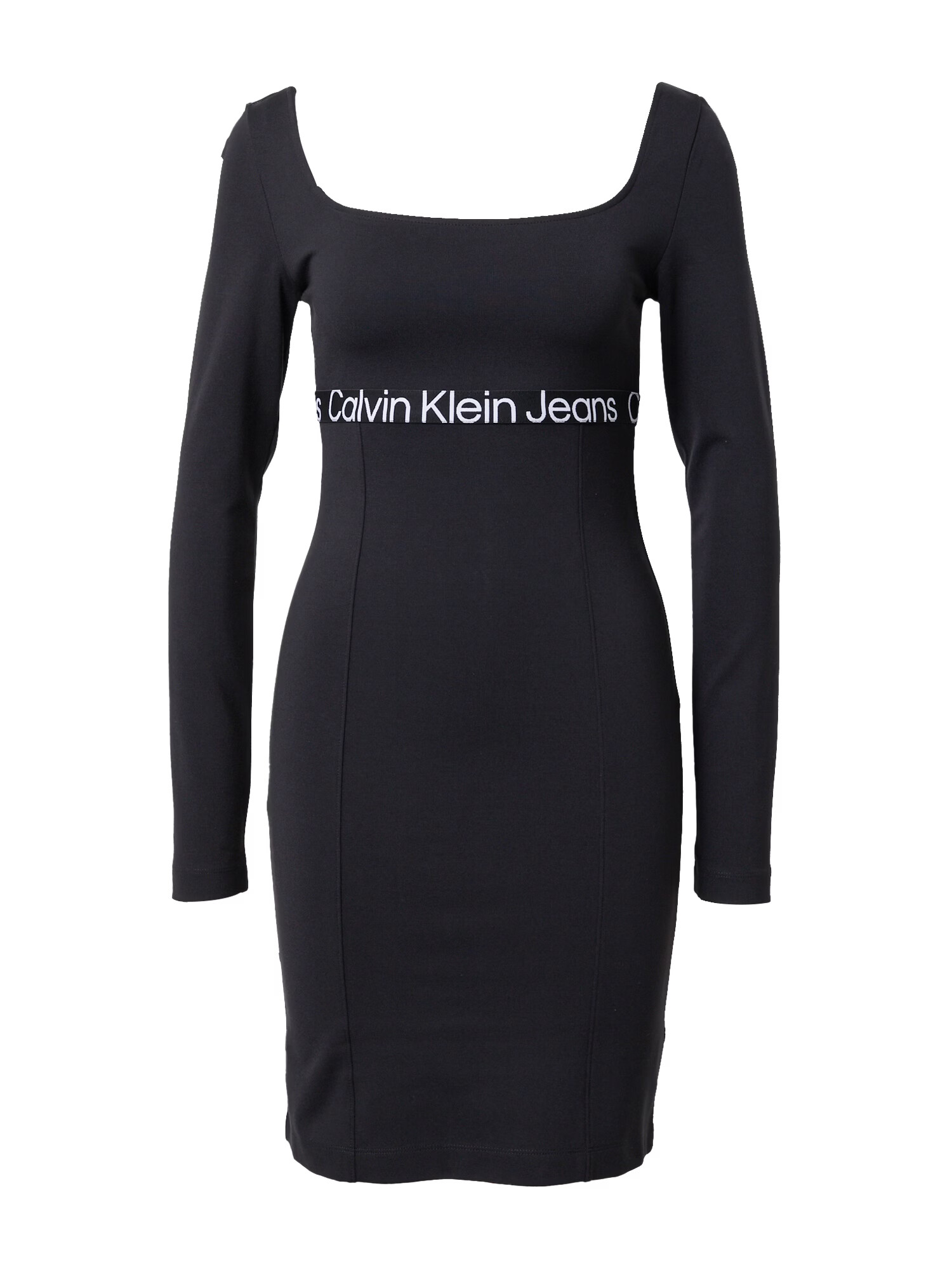 Calvin Klein Jeans Rochie 'MILANO' negru / alb - Pled.ro