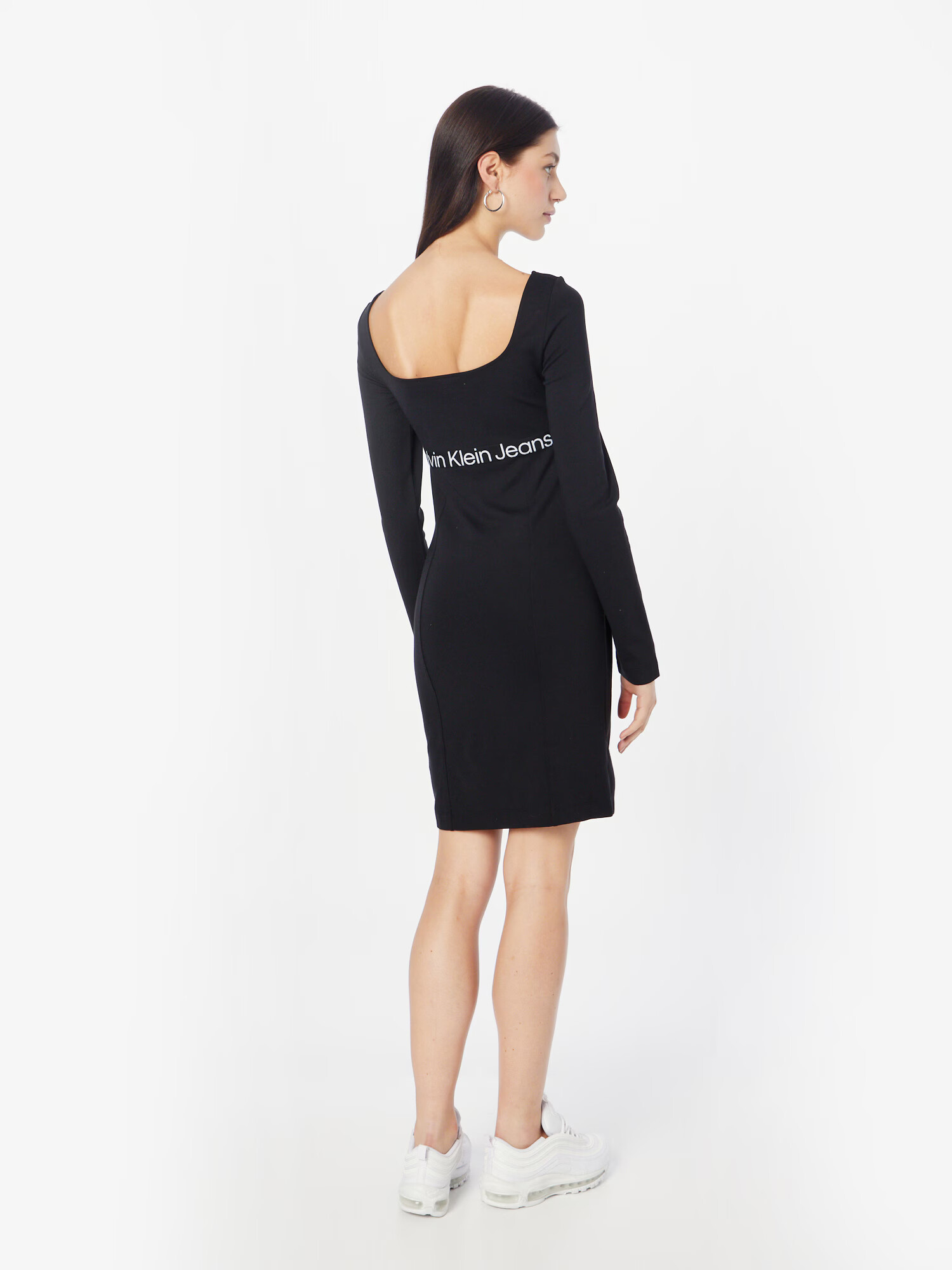 Calvin Klein Jeans Rochie 'MILANO' negru / alb - Pled.ro