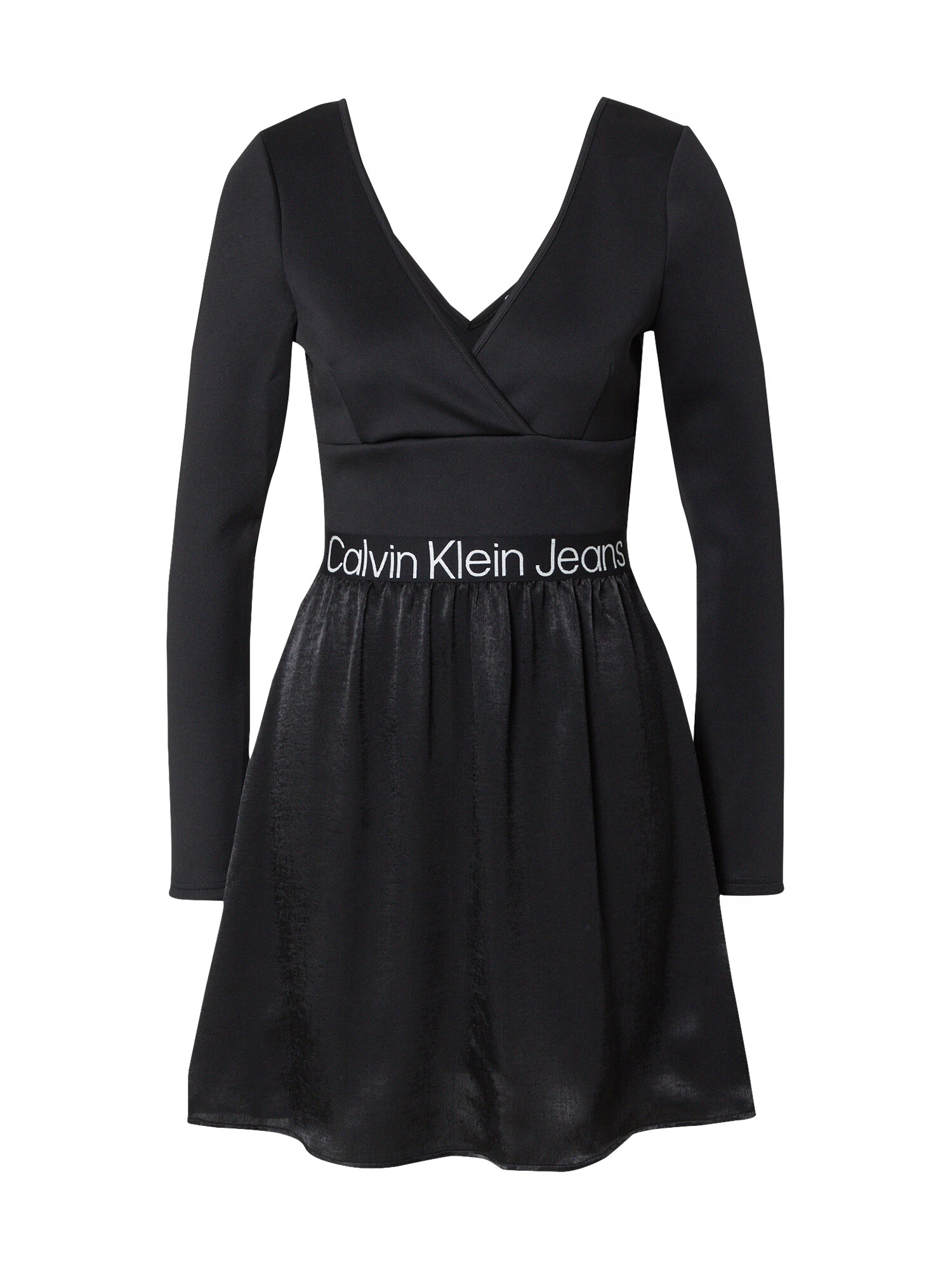 Calvin Klein Jeans Rochie negru / alb - Pled.ro