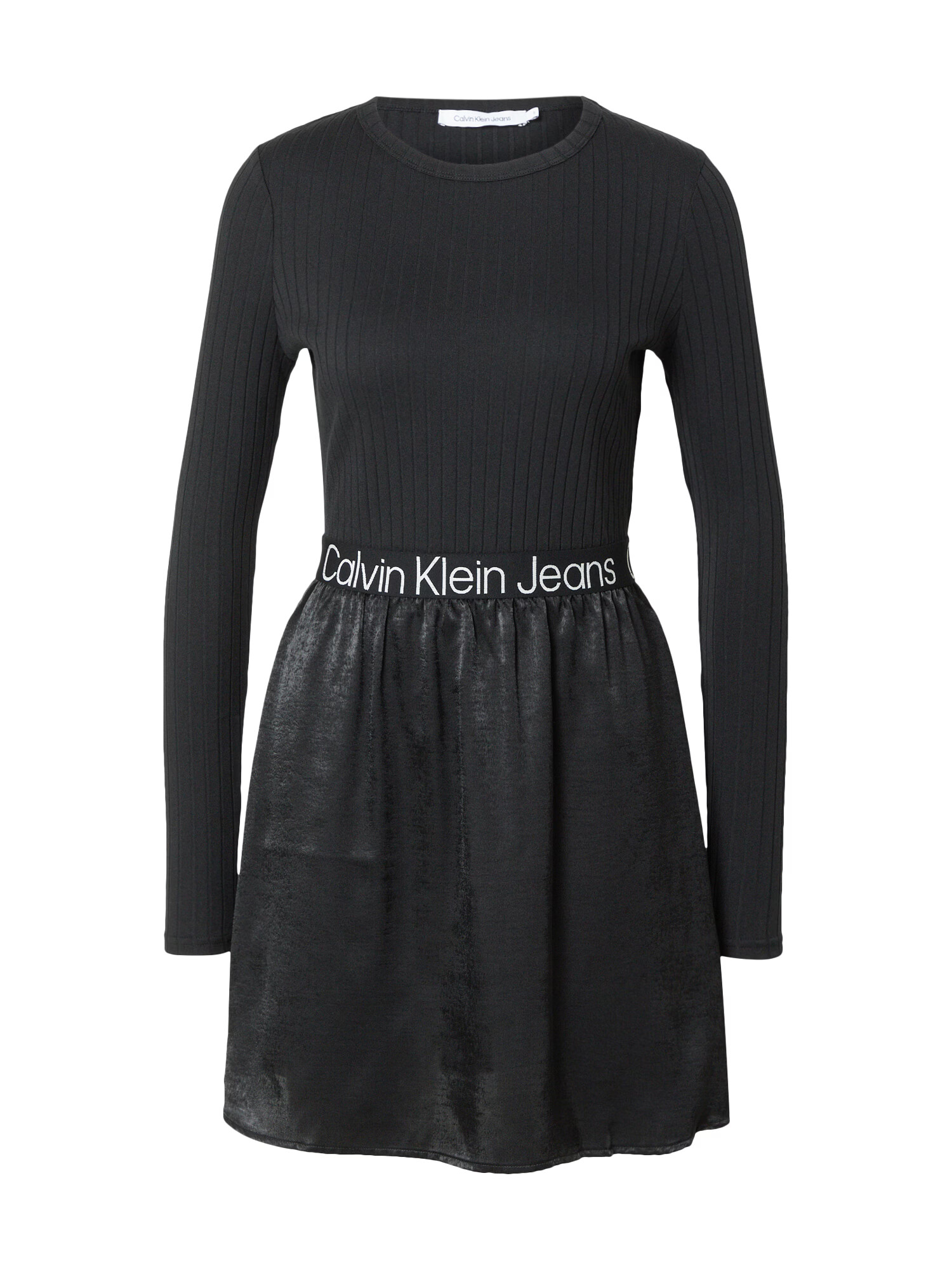 Calvin Klein Jeans Rochie negru / alb - Pled.ro