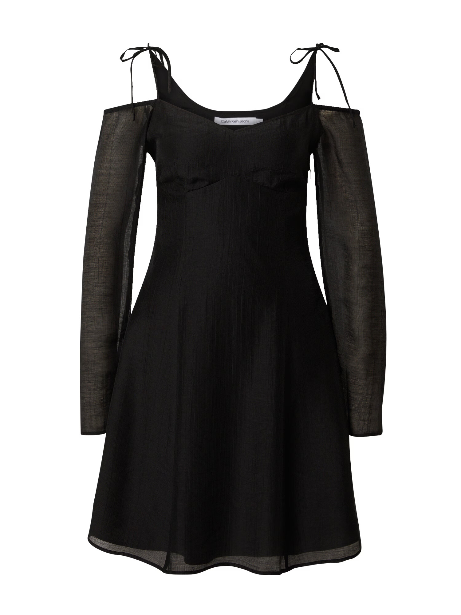 Calvin Klein Jeans Rochie negru / alb - Pled.ro