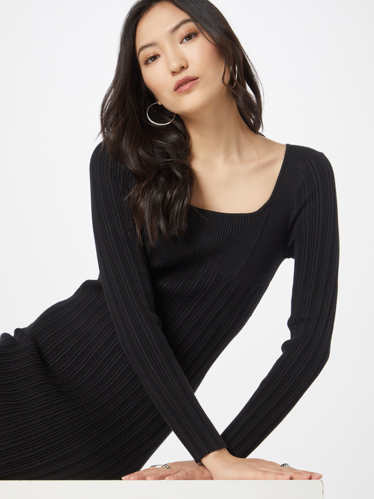 Calvin Klein Jeans Rochie tricotat negru - Pled.ro