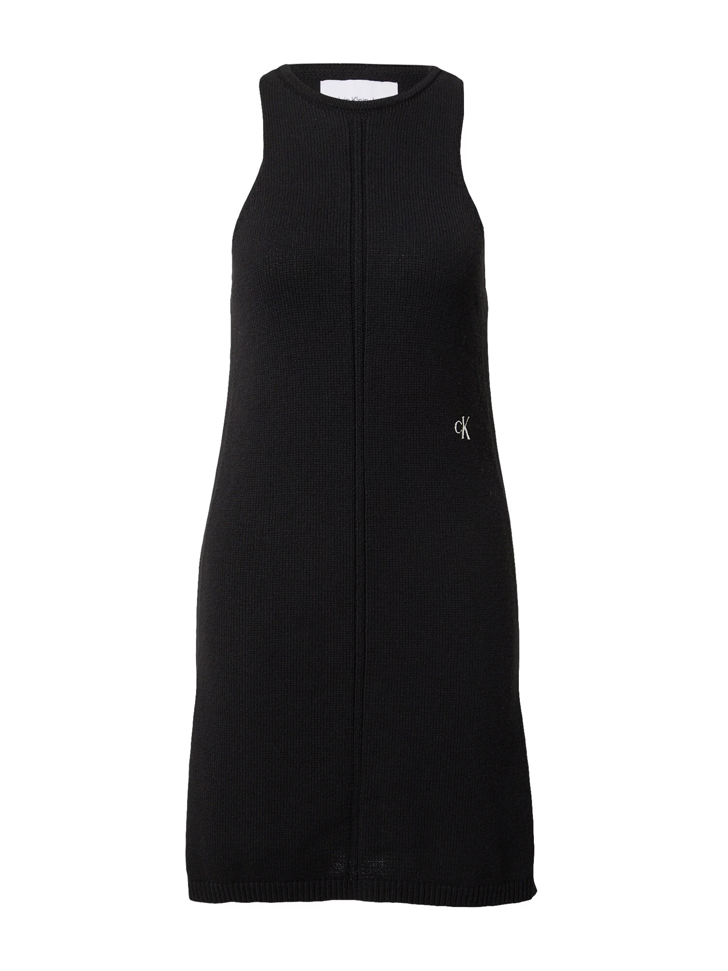 Calvin Klein Jeans Rochie tricotat negru / alb - Pled.ro