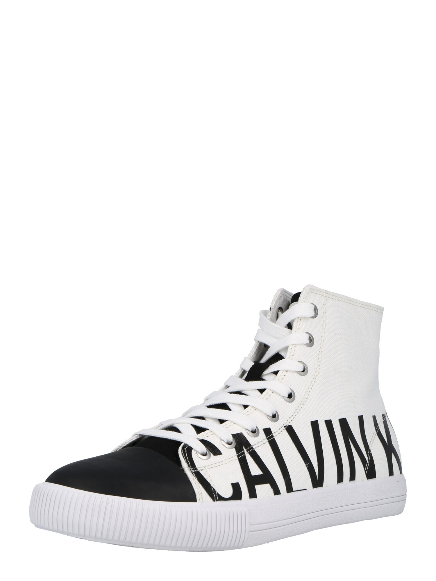 Calvin Klein Jeans Sneaker înalt negru / alb - Pled.ro