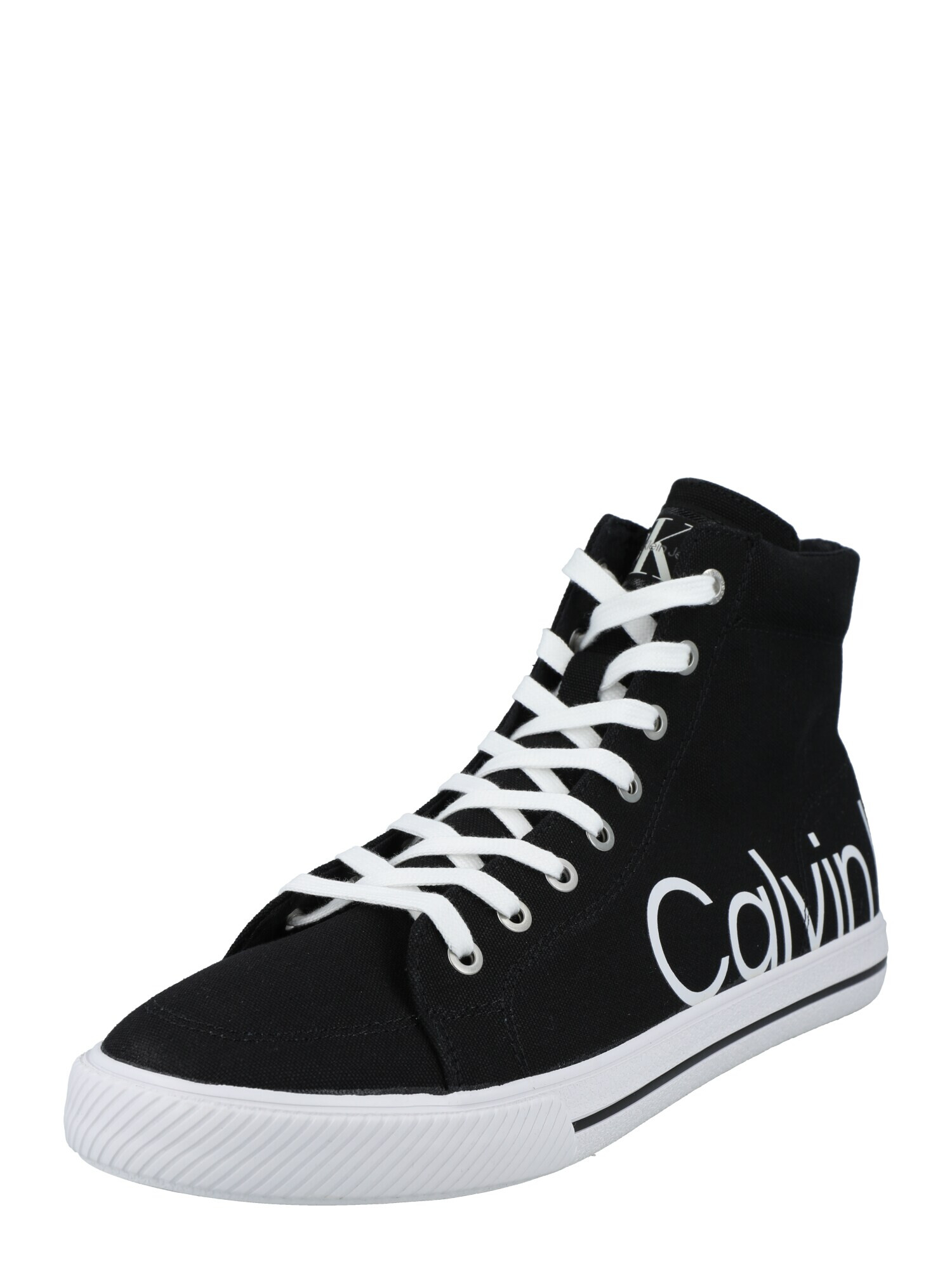 Calvin Klein Jeans Sneaker înalt negru / alb - Pled.ro