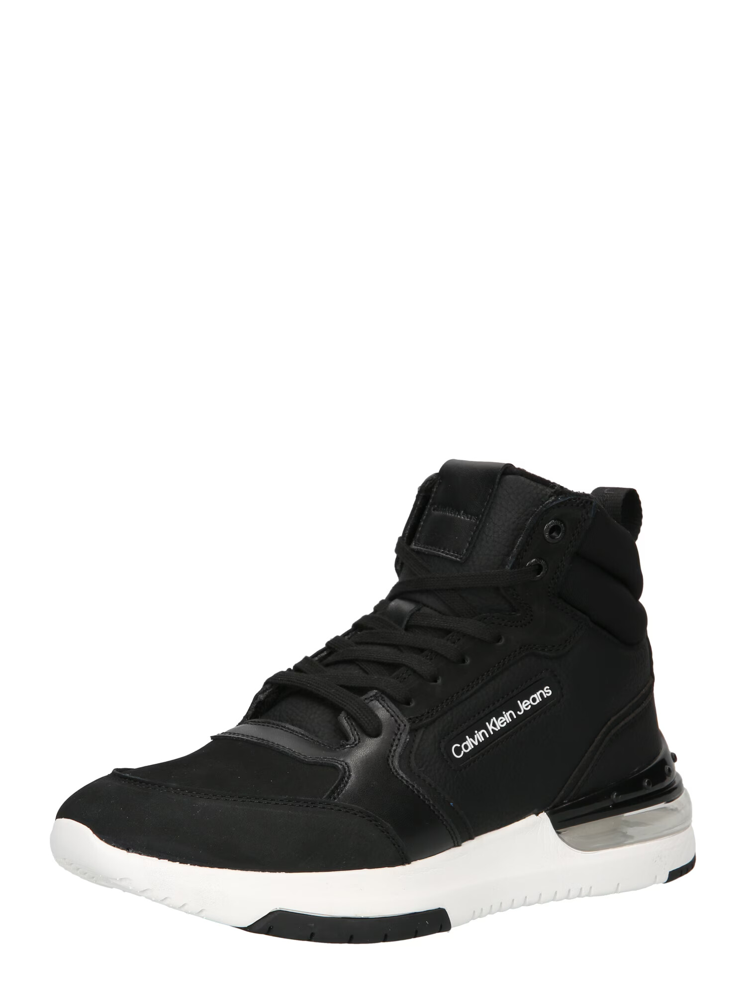 Calvin Klein Jeans Sneaker înalt negru / alb - Pled.ro