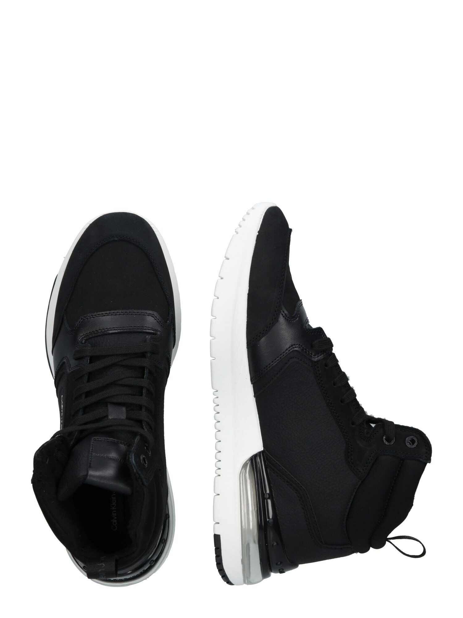 Calvin Klein Jeans Sneaker înalt negru / alb - Pled.ro