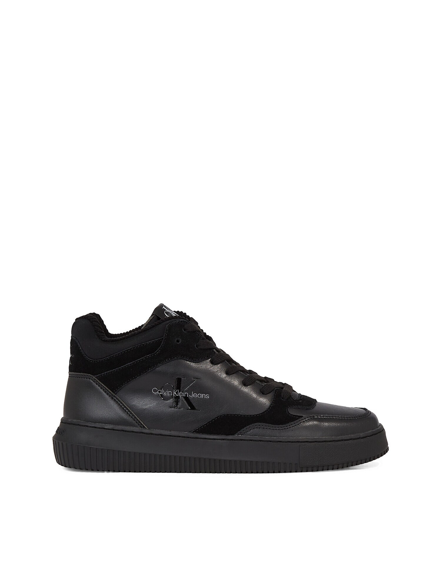 Calvin Klein Jeans Sneaker înalt negru / alb - Pled.ro