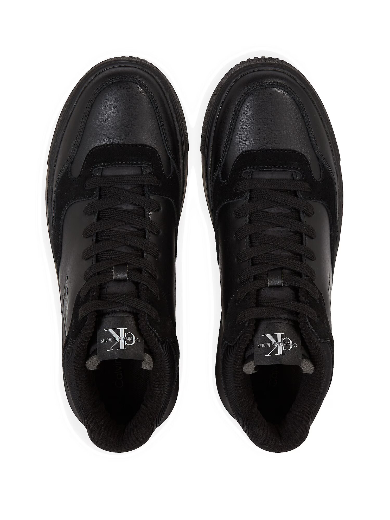 Calvin Klein Jeans Sneaker înalt negru / alb - Pled.ro