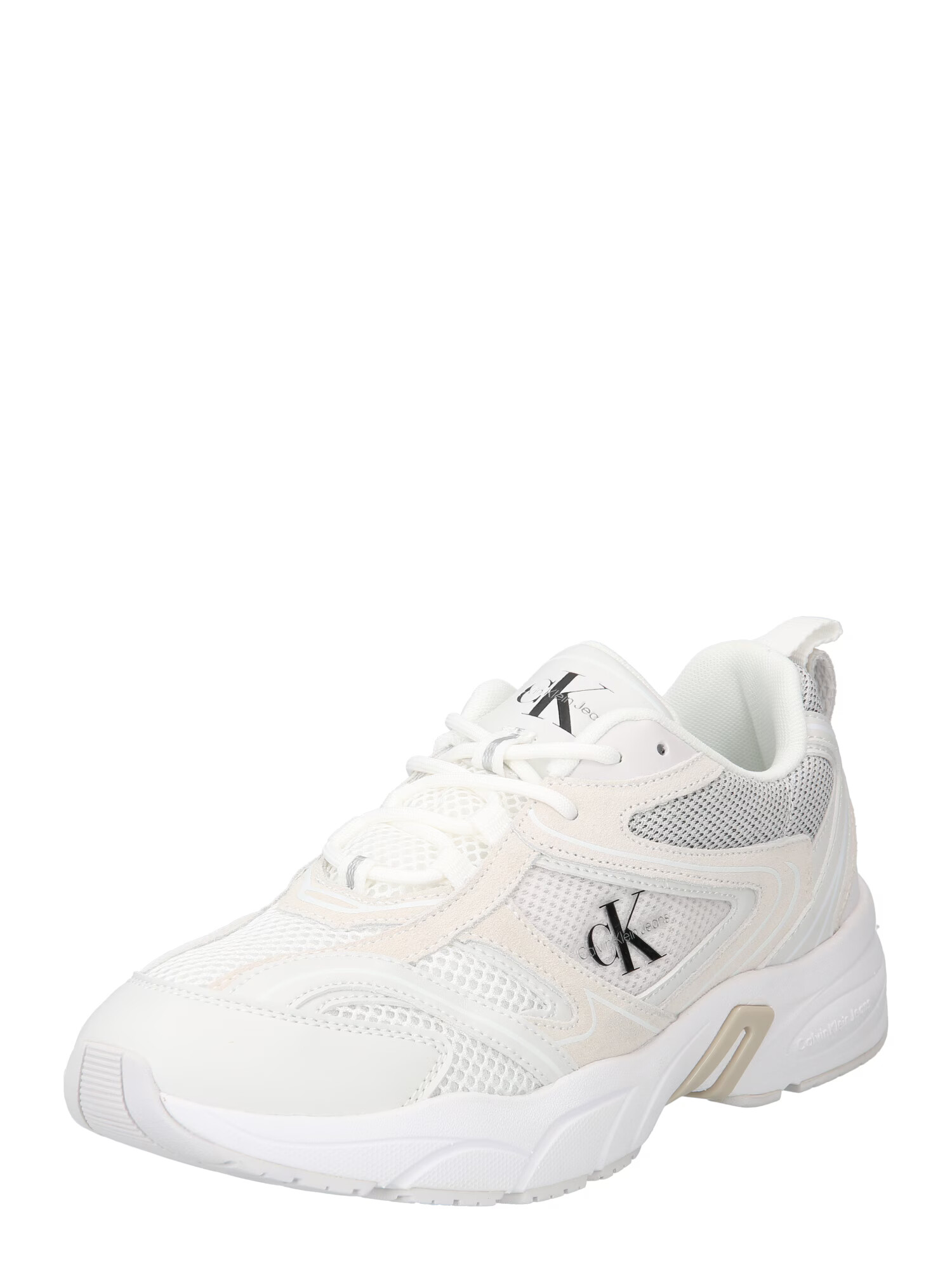 Calvin Klein Jeans Sneaker low alb kitt / negru / alb - Pled.ro