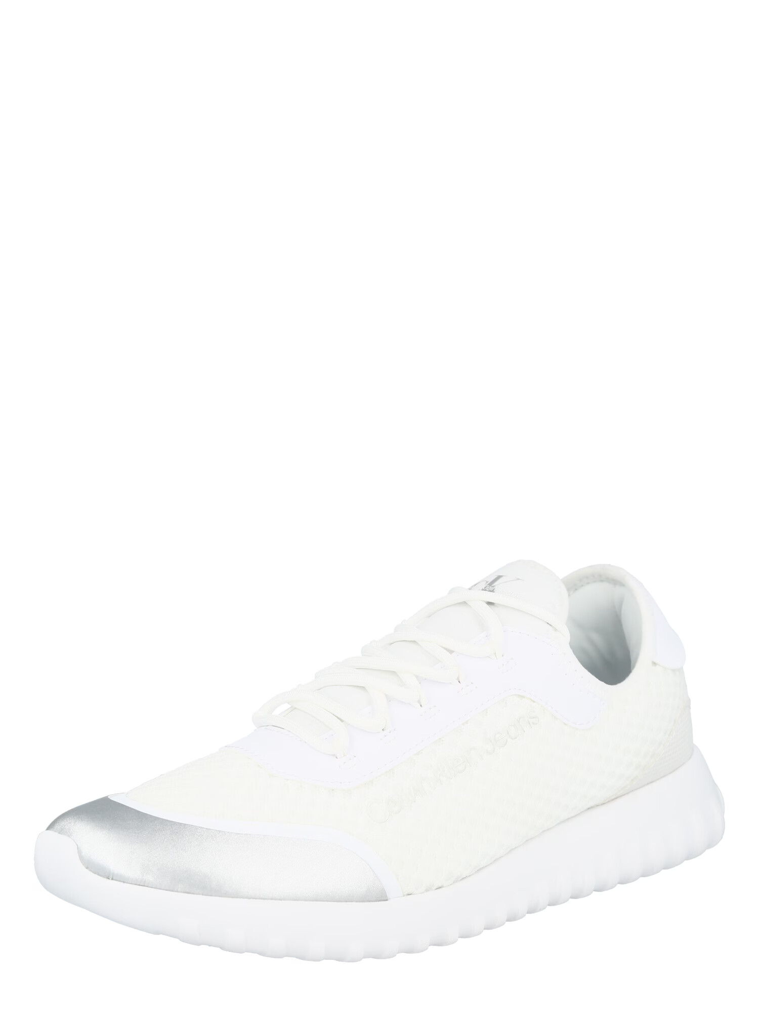 Calvin Klein Jeans Sneaker low argintiu / alb - Pled.ro