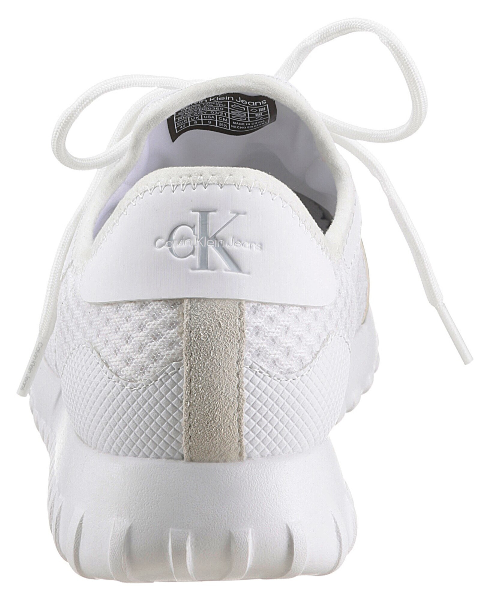 Calvin Klein Jeans Sneaker low argintiu / alb - Pled.ro