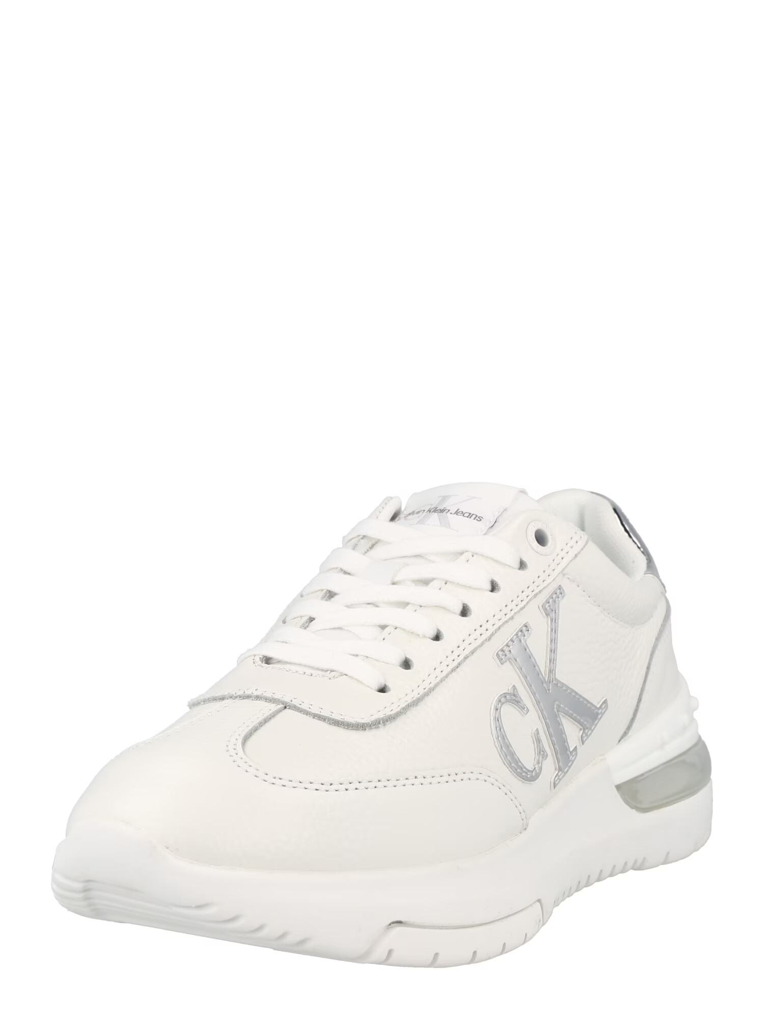 Calvin Klein Jeans Sneaker low argintiu / alb - Pled.ro