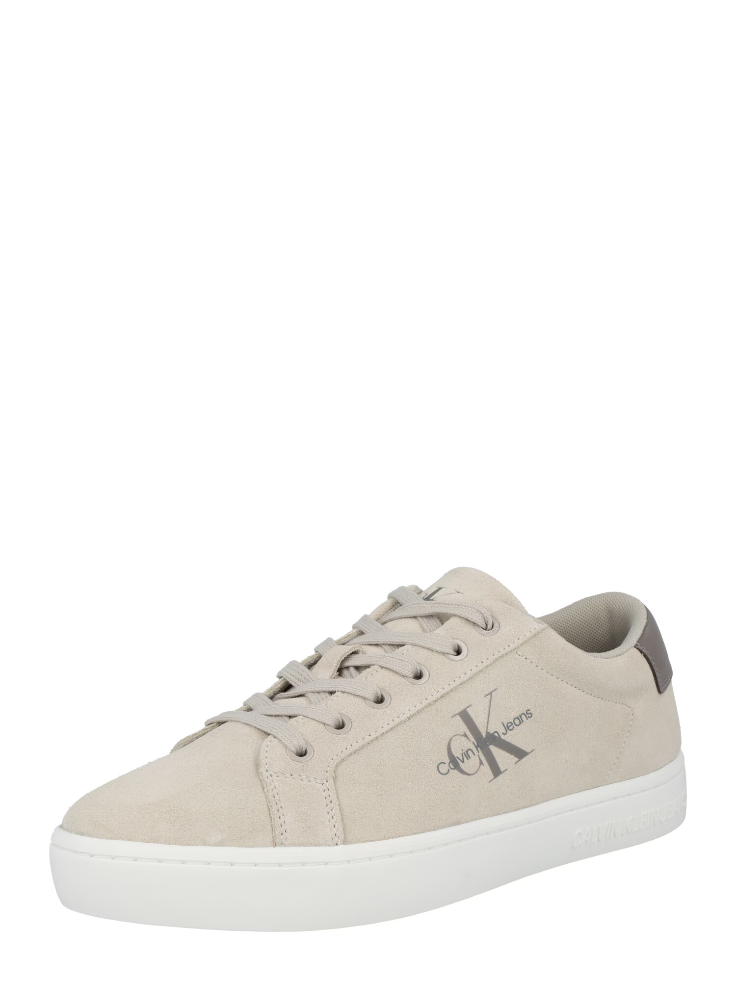 Calvin Klein Jeans Sneaker low bej închis / alb coajă de ou - Pled.ro