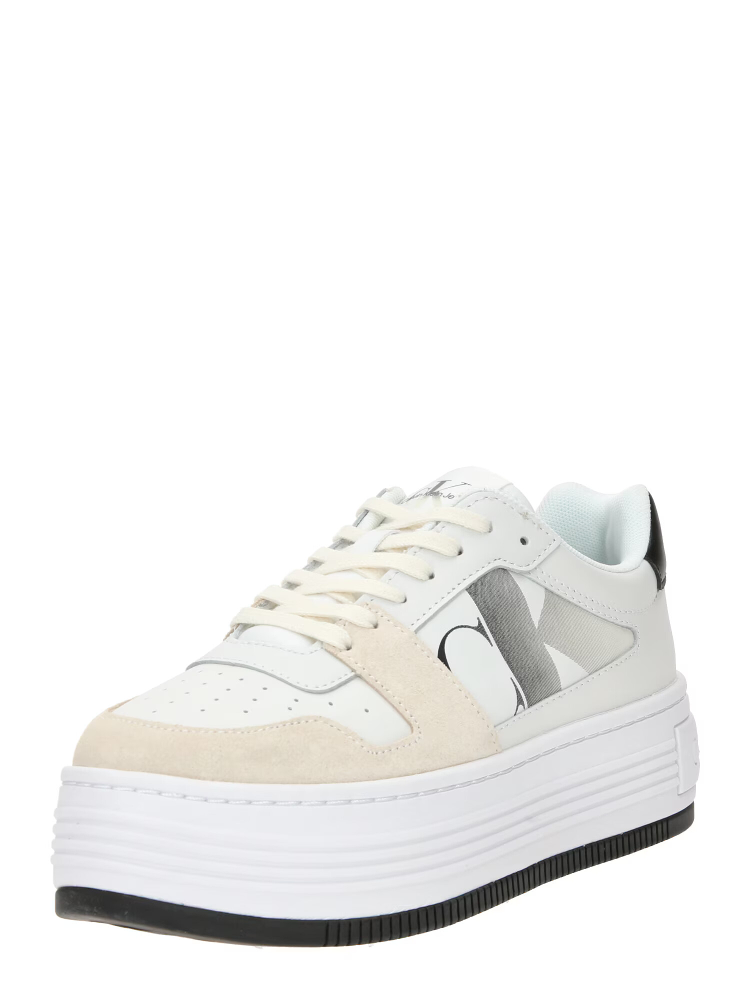 Calvin Klein Jeans Sneaker low 'ELLA' bej deschis / gri / negru / alb - Pled.ro