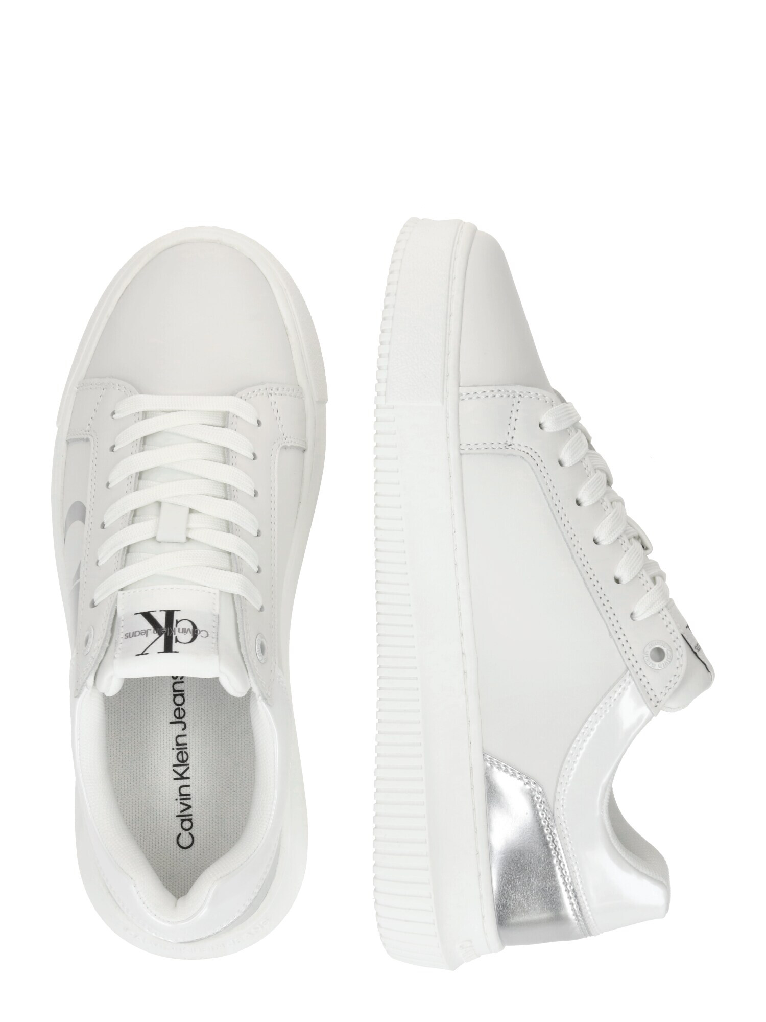 Calvin Klein Jeans Sneaker low gri / alb - Pled.ro