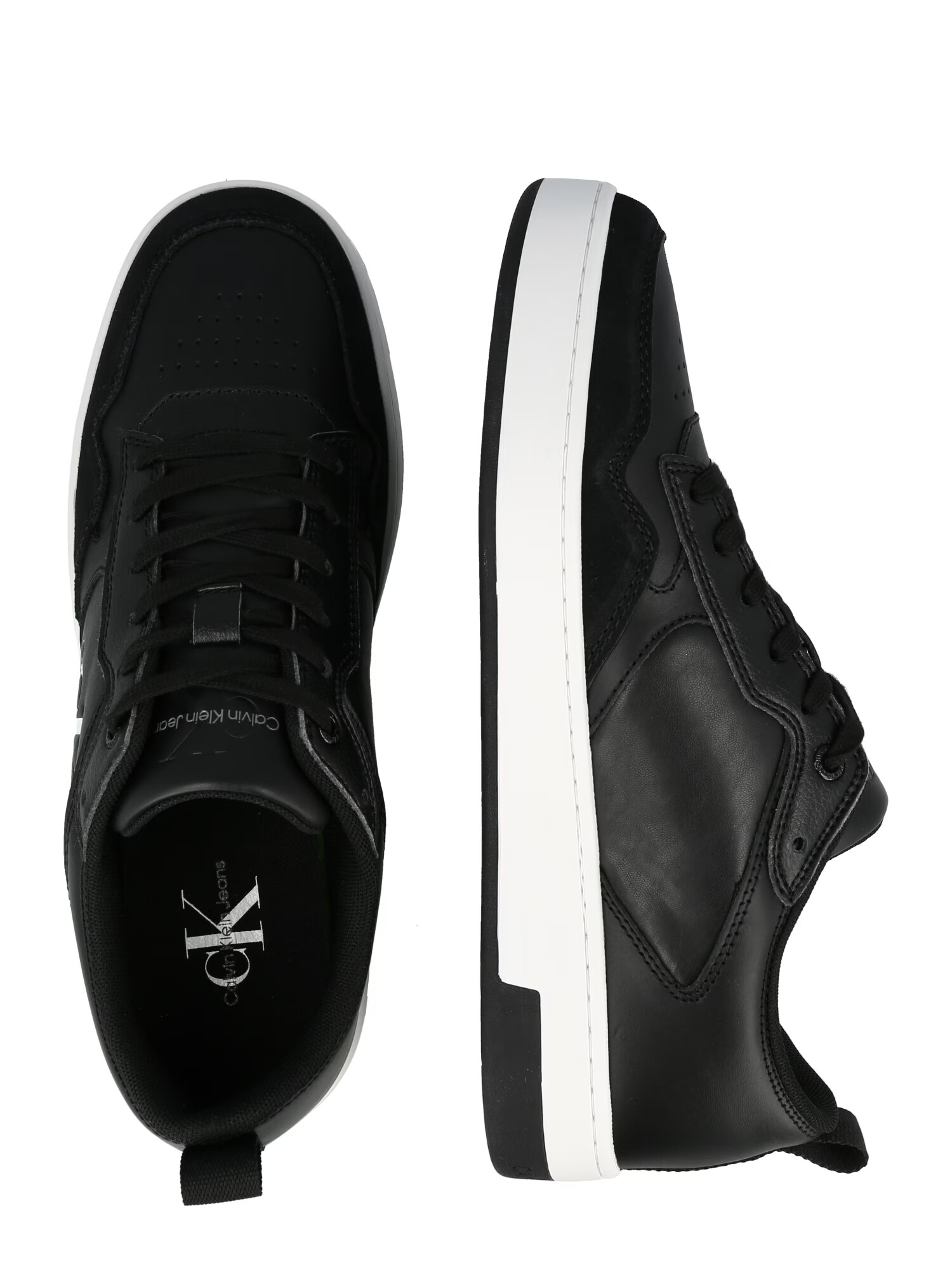 Calvin Klein Jeans Sneaker low 'Jensen' negru / alb - Pled.ro