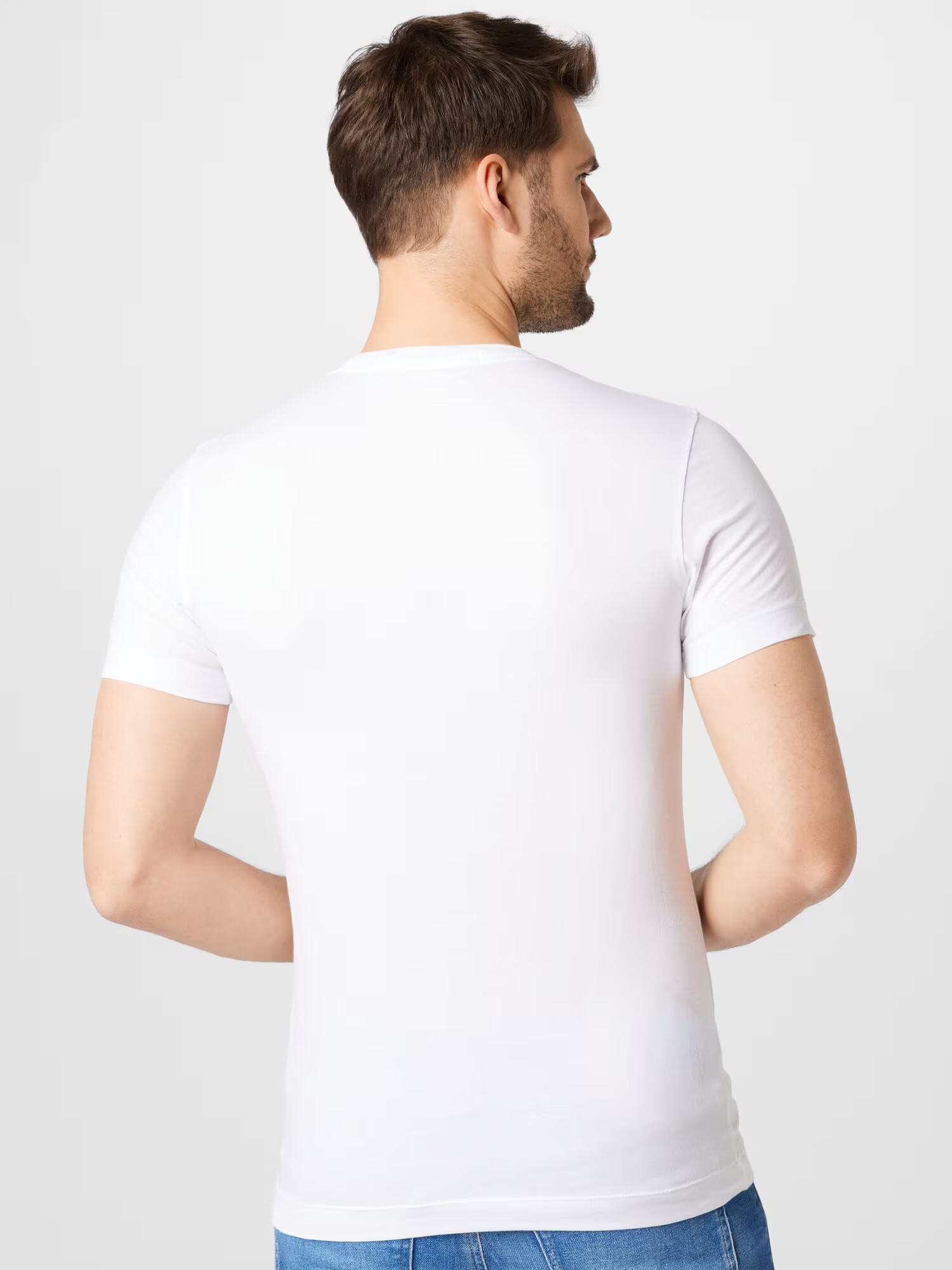 Calvin Klein Jeans Tricou albastru noapte / alb - Pled.ro