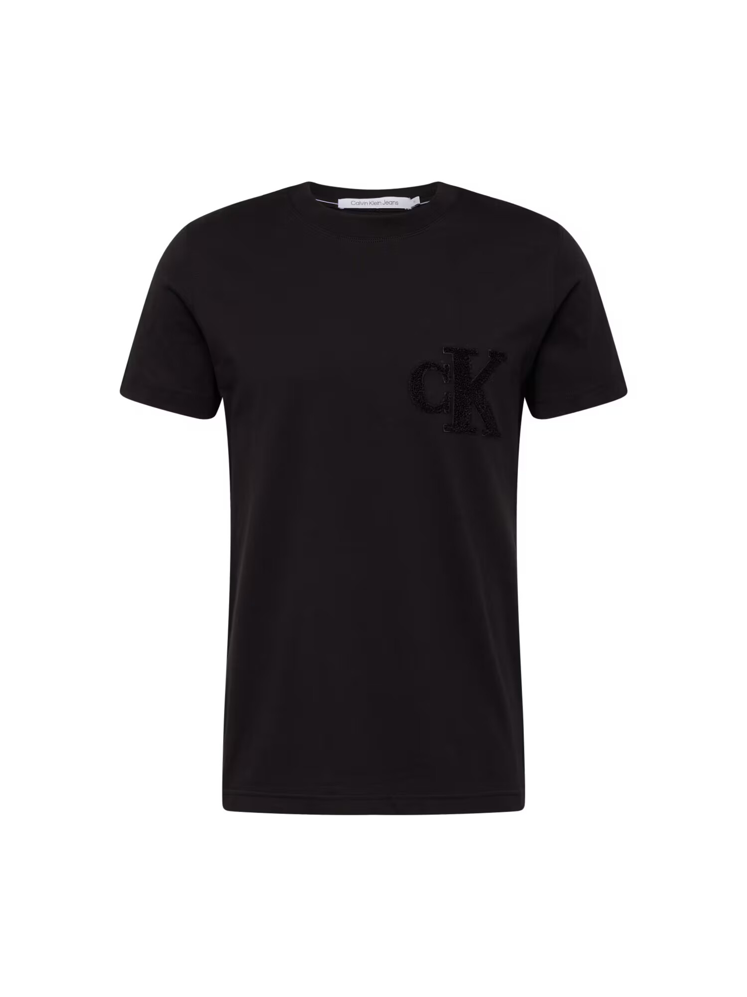 Calvin Klein Jeans Tricou 'Chenille' negru - Pled.ro