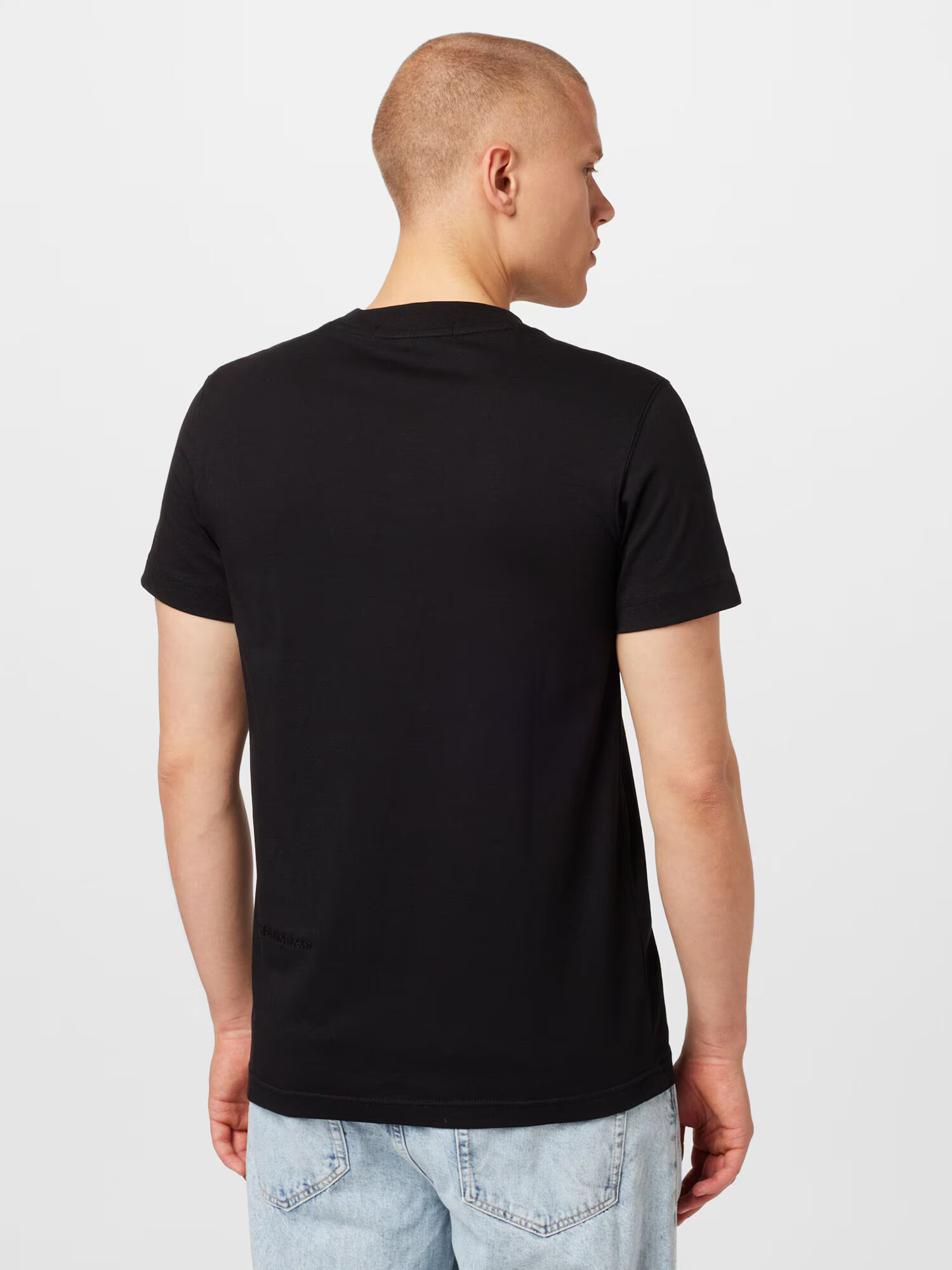 Calvin Klein Jeans Tricou 'Chenille' negru - Pled.ro