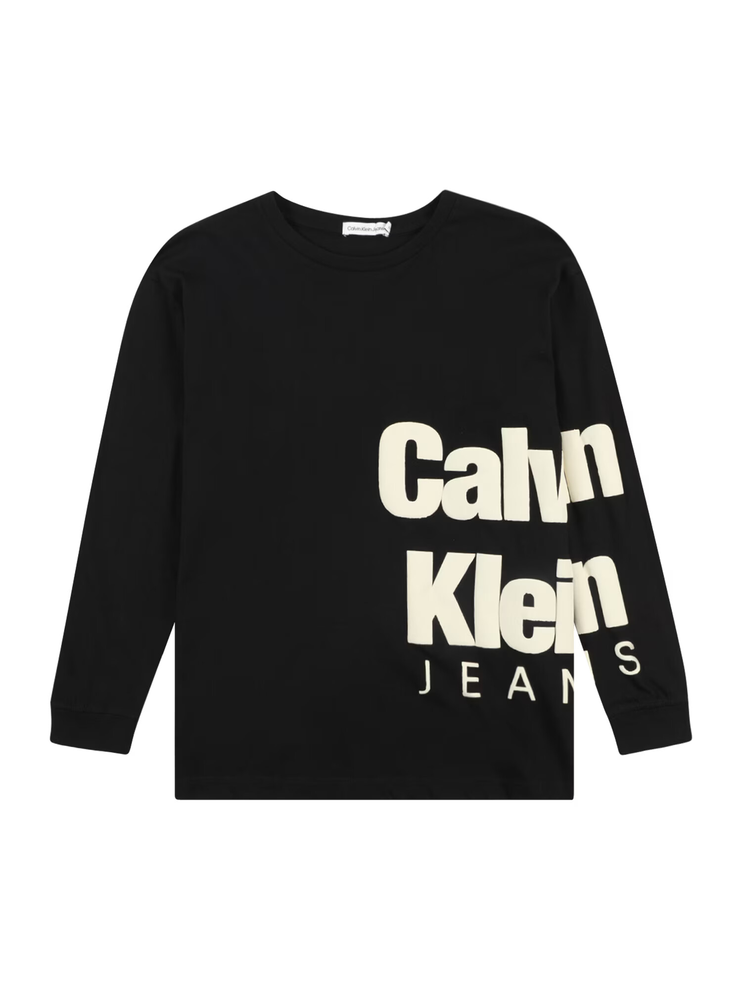 Calvin Klein Jeans Tricou crem / negru - Pled.ro