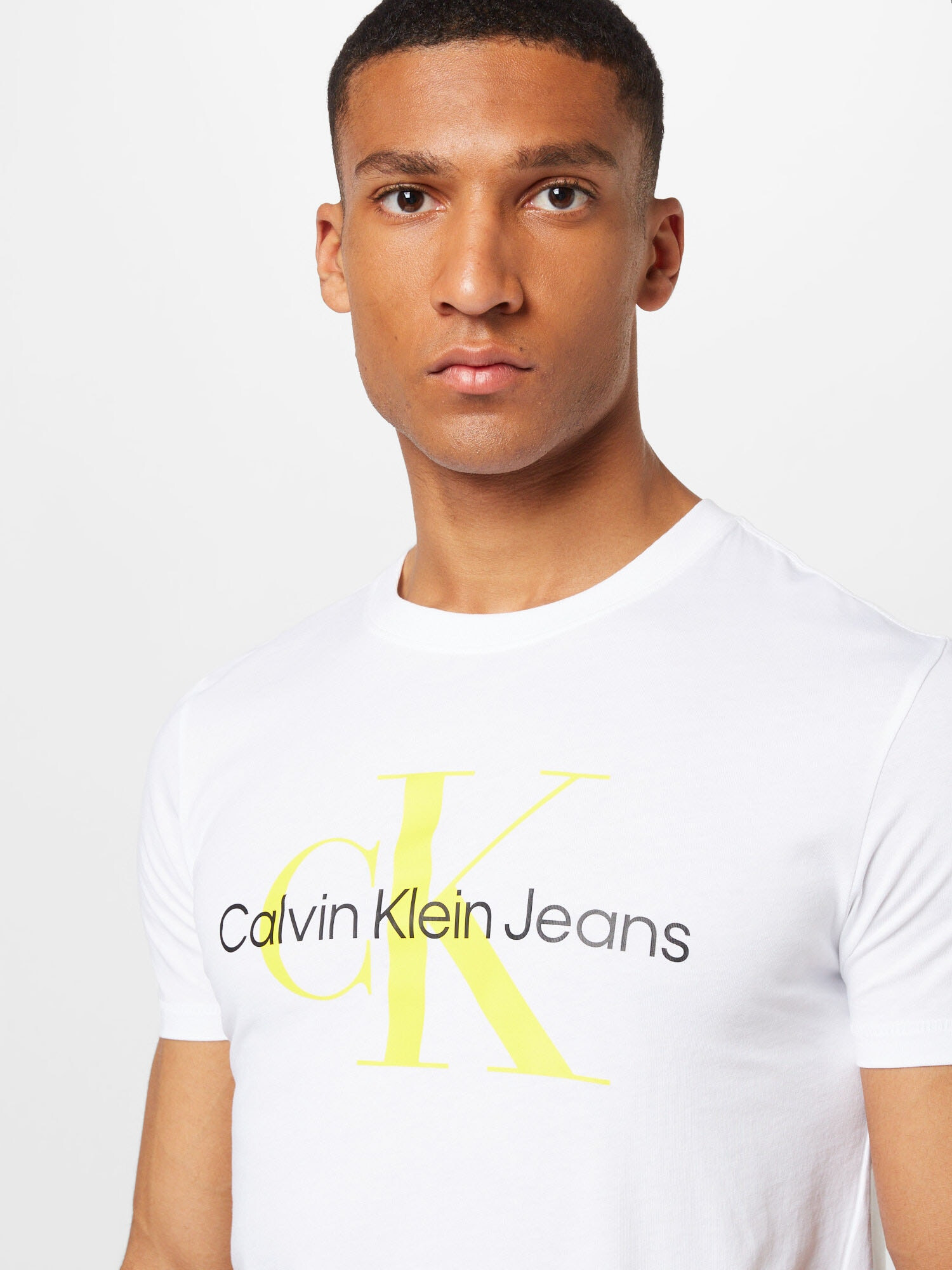 Calvin Klein Jeans Tricou galben / negru / alb - Pled.ro