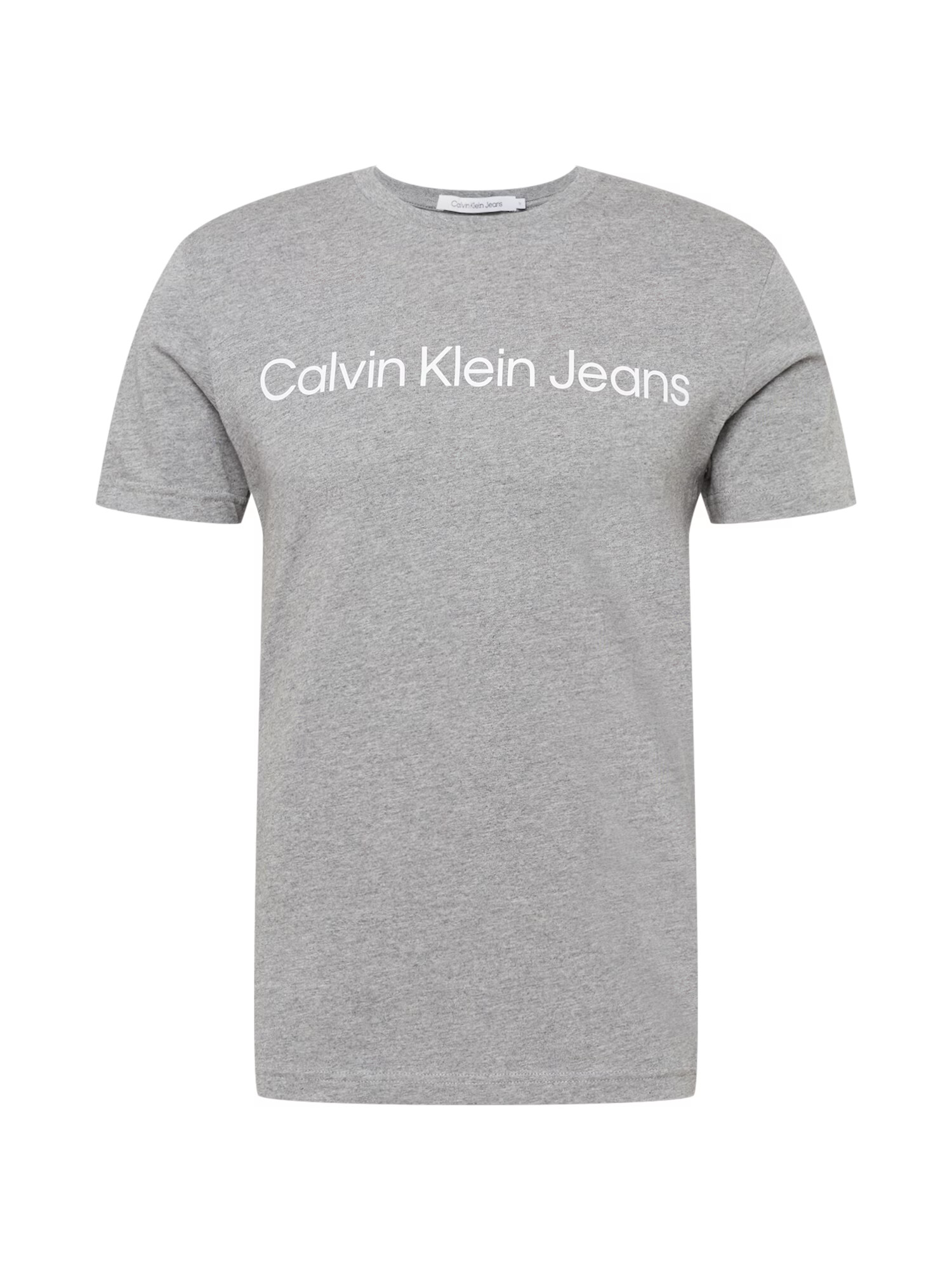 Calvin Klein Jeans Tricou gri amestecat / alb - Pled.ro