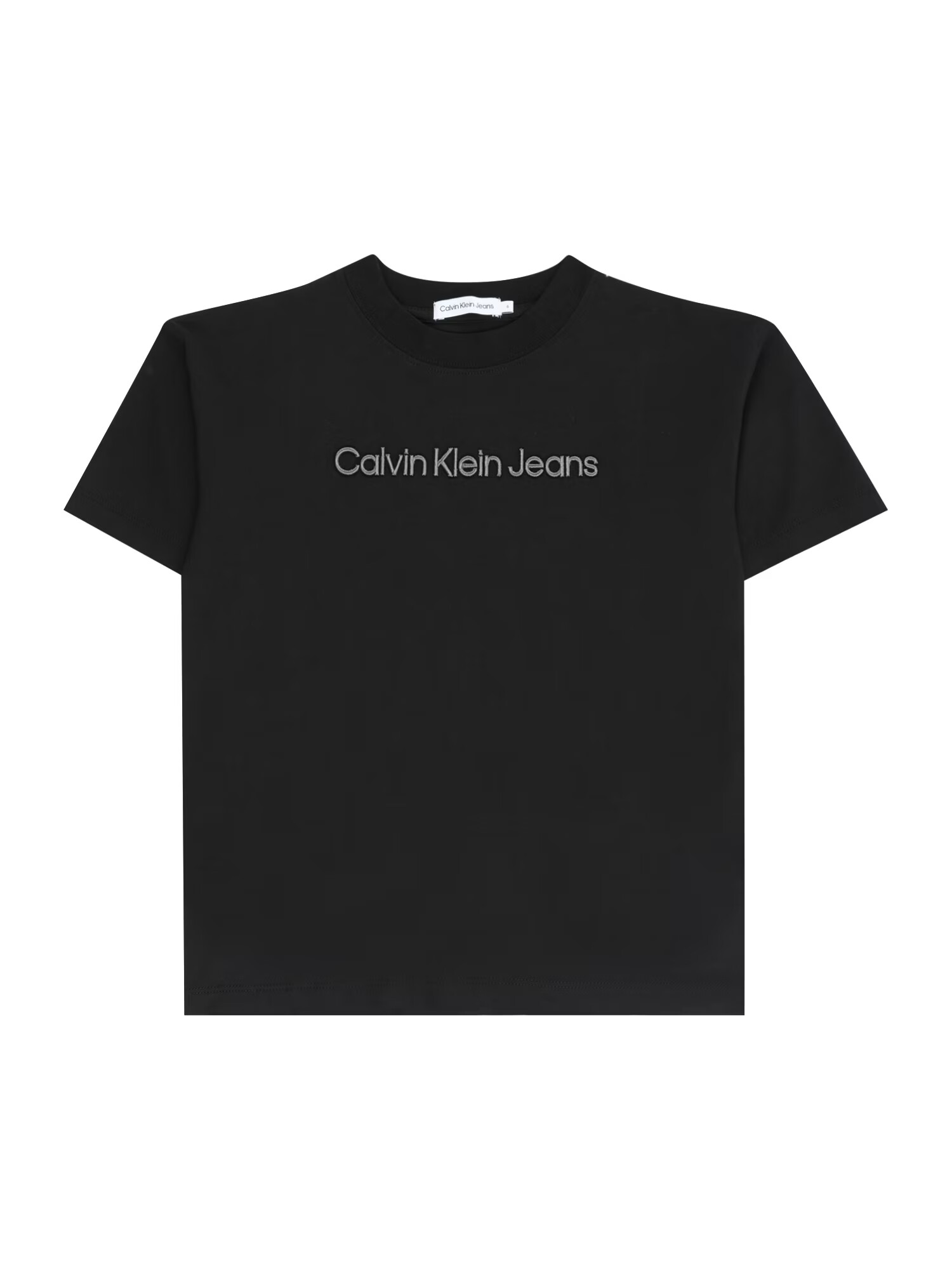 Calvin Klein Jeans Tricou gri argintiu / negru - Pled.ro