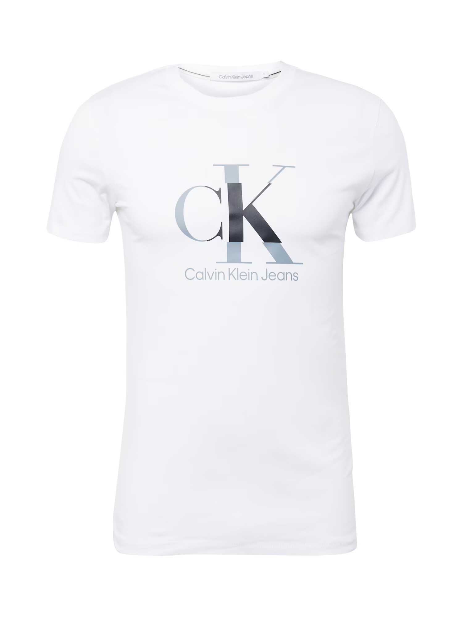 Calvin Klein Jeans Tricou gri argintiu / negru / alb - Pled.ro