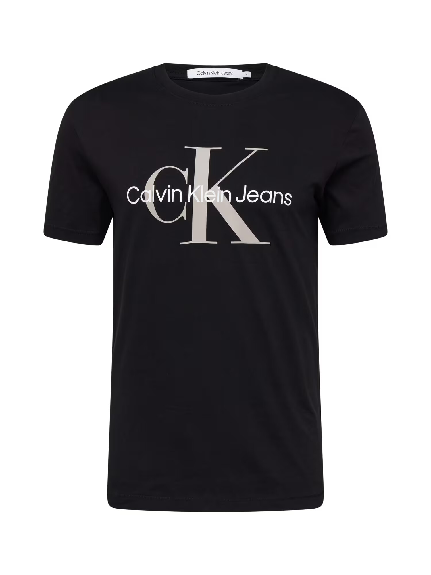 Calvin Klein Jeans Tricou gri deschis / negru / alb - Pled.ro