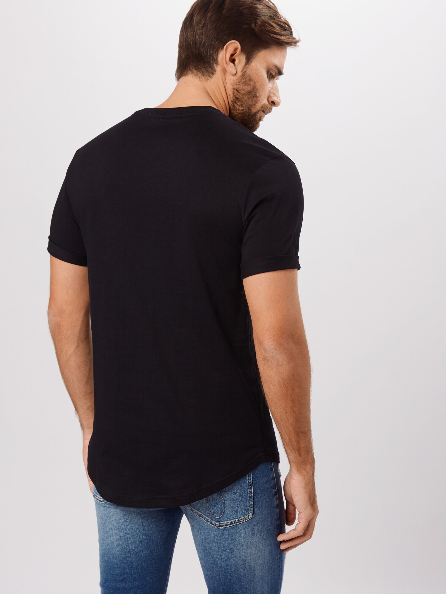 Calvin Klein Jeans Tricou gri grafit / negru / alb - Pled.ro