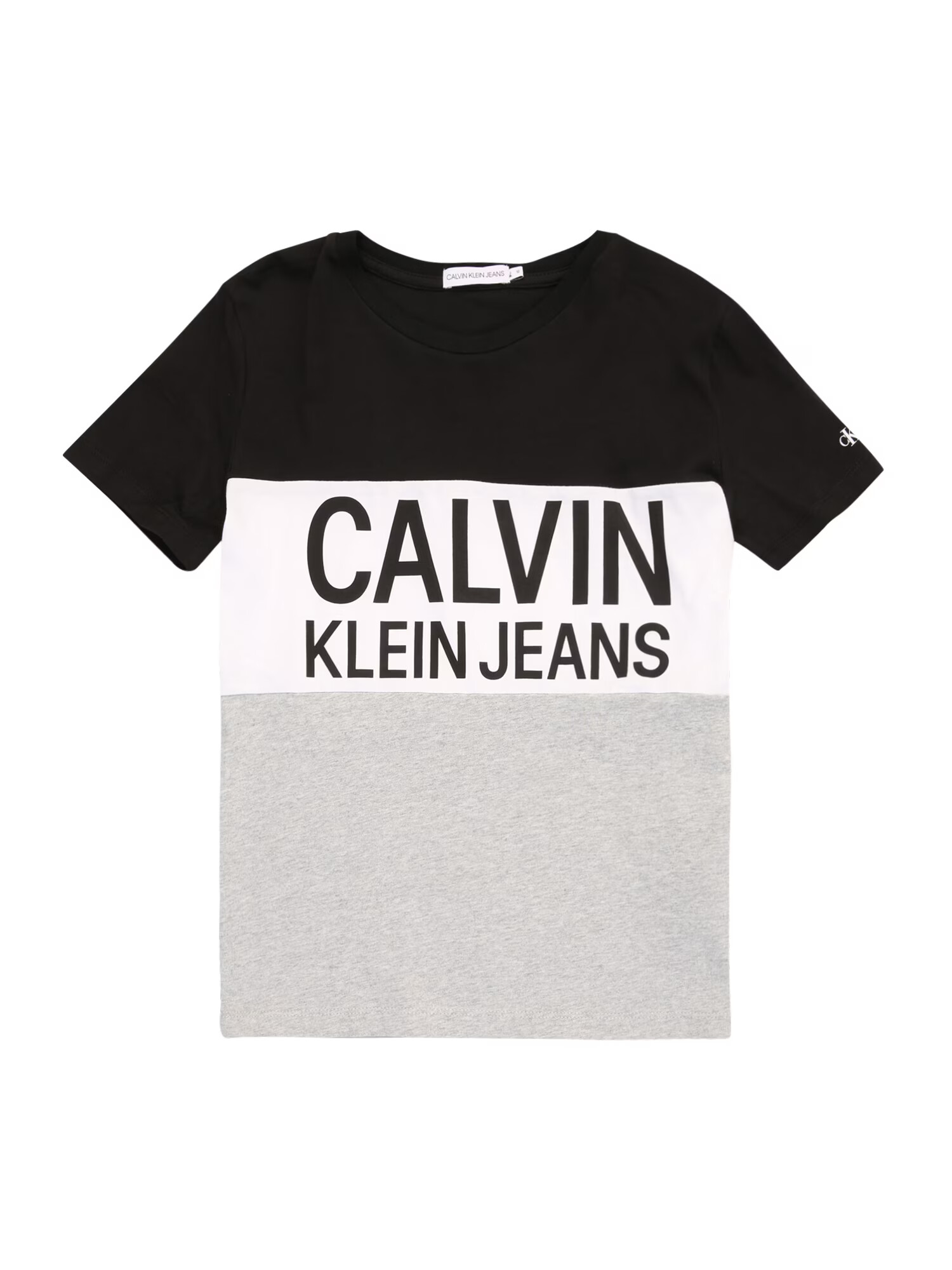 Calvin Klein Jeans Tricou gri / negru / alb - Pled.ro