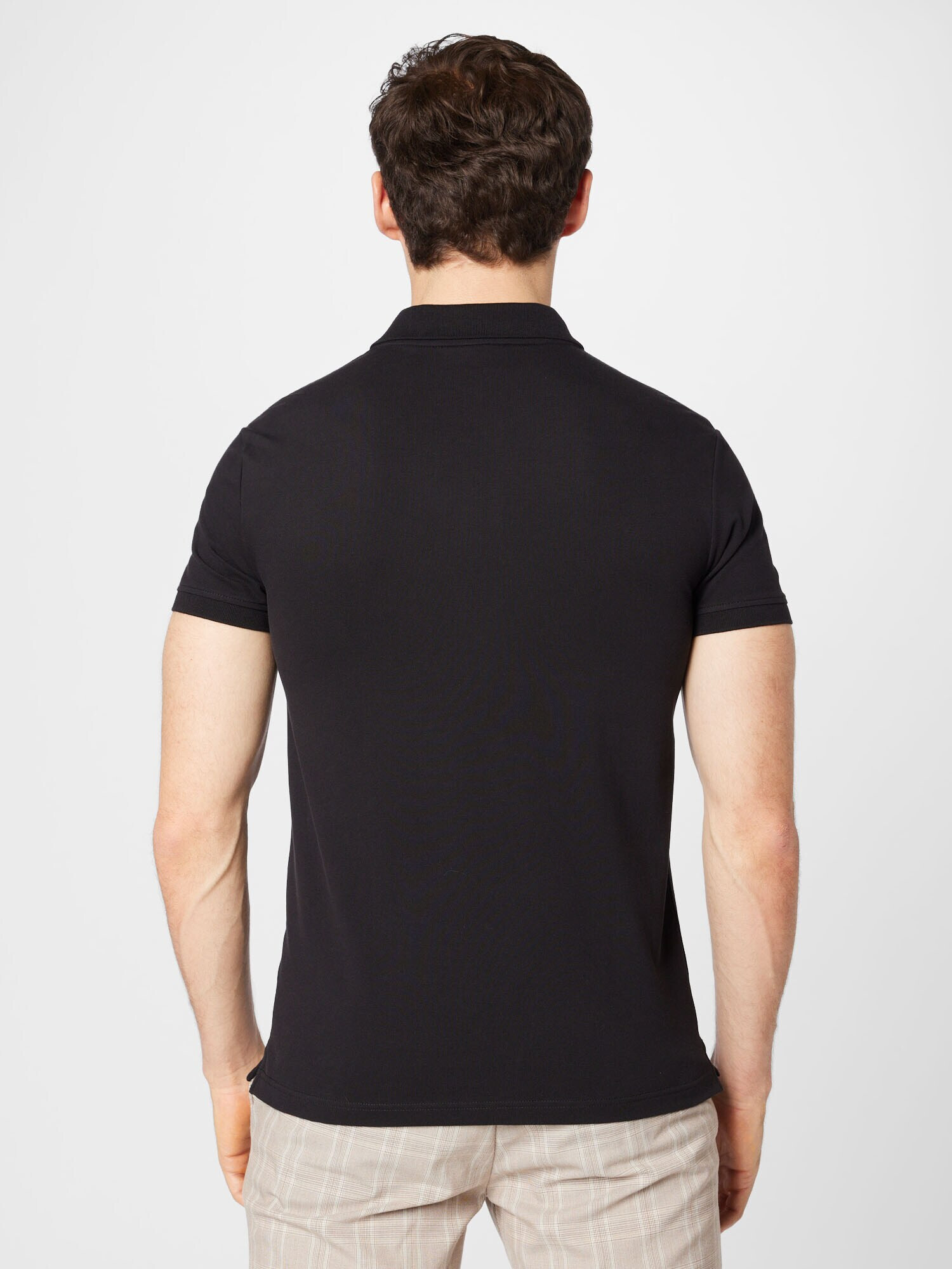 Calvin Klein Jeans Tricou negru / alb - Pled.ro