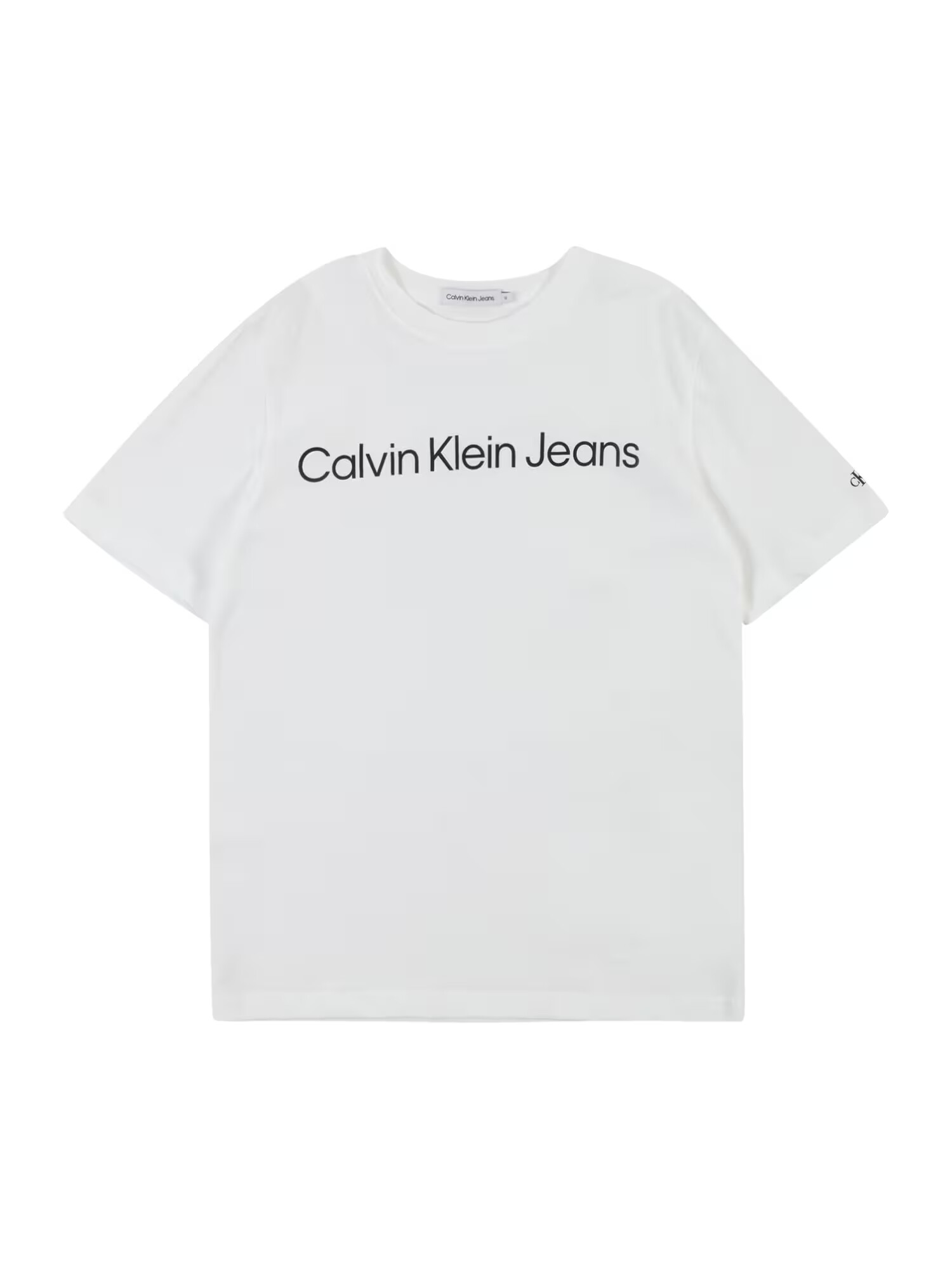 Calvin Klein Jeans Tricou negru / alb murdar - Pled.ro