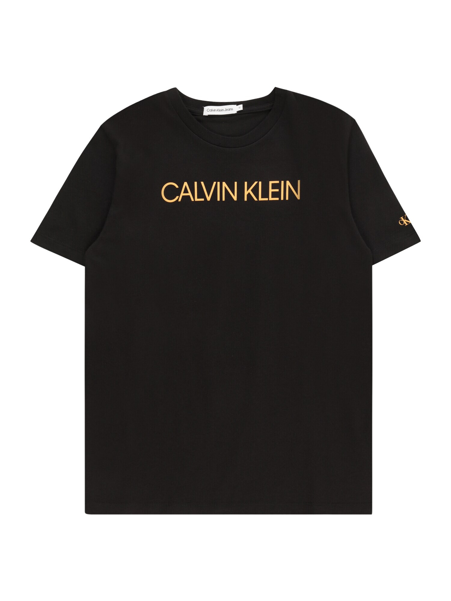 Calvin Klein Jeans Tricou portocaliu / negru - Pled.ro