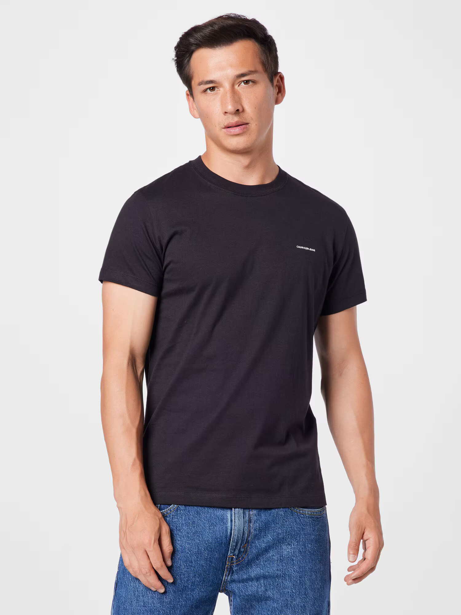 Calvin Klein Jeans Tricou roși aprins / negru - Pled.ro