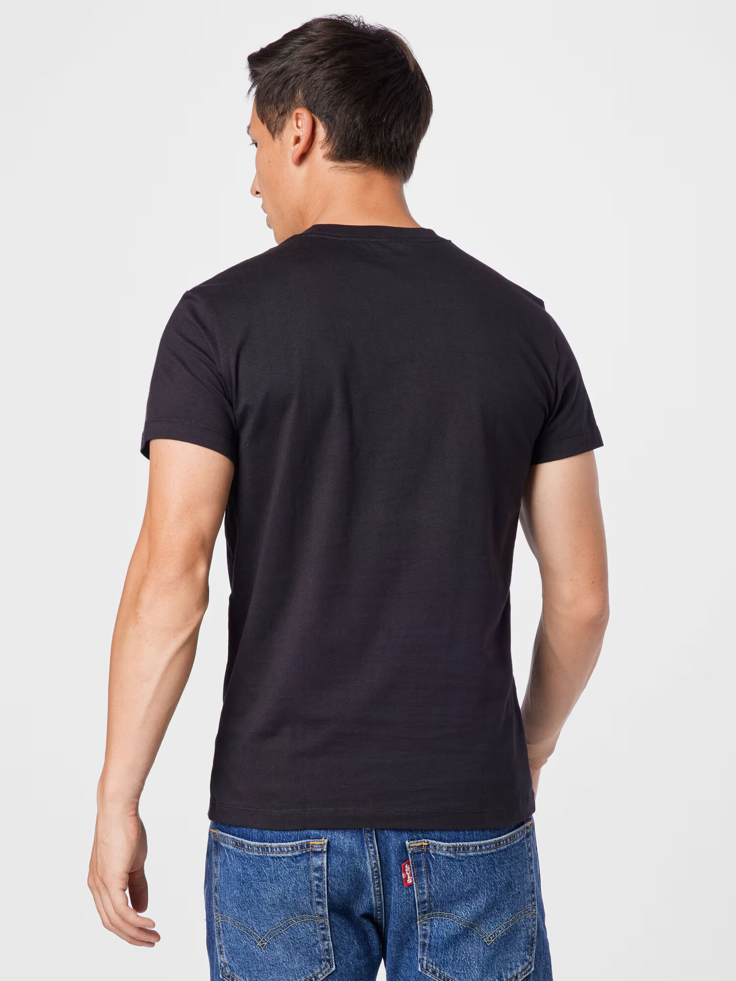 Calvin Klein Jeans Tricou roși aprins / negru - Pled.ro